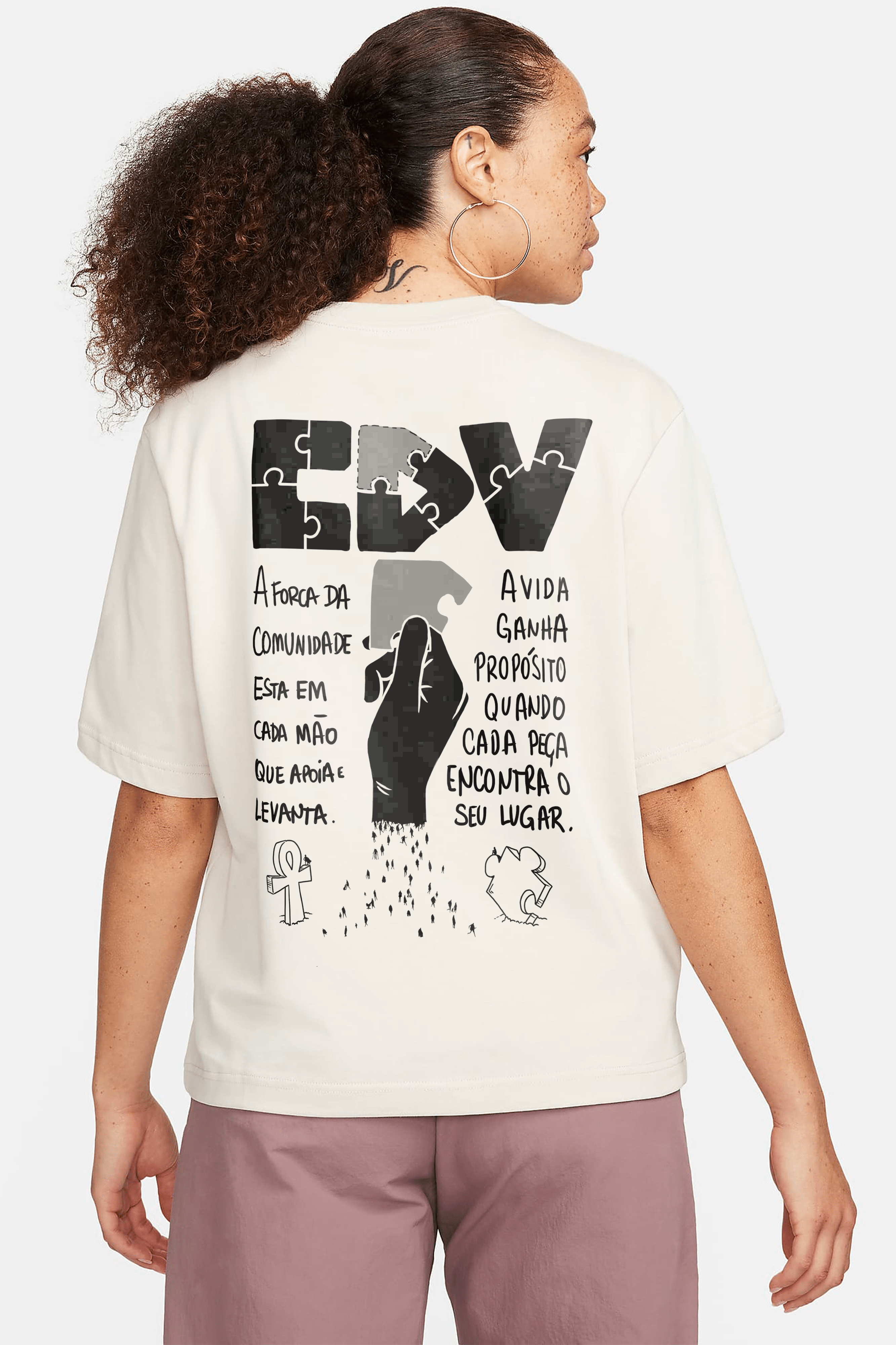Camiseta Oversized - Comunidade Autismo