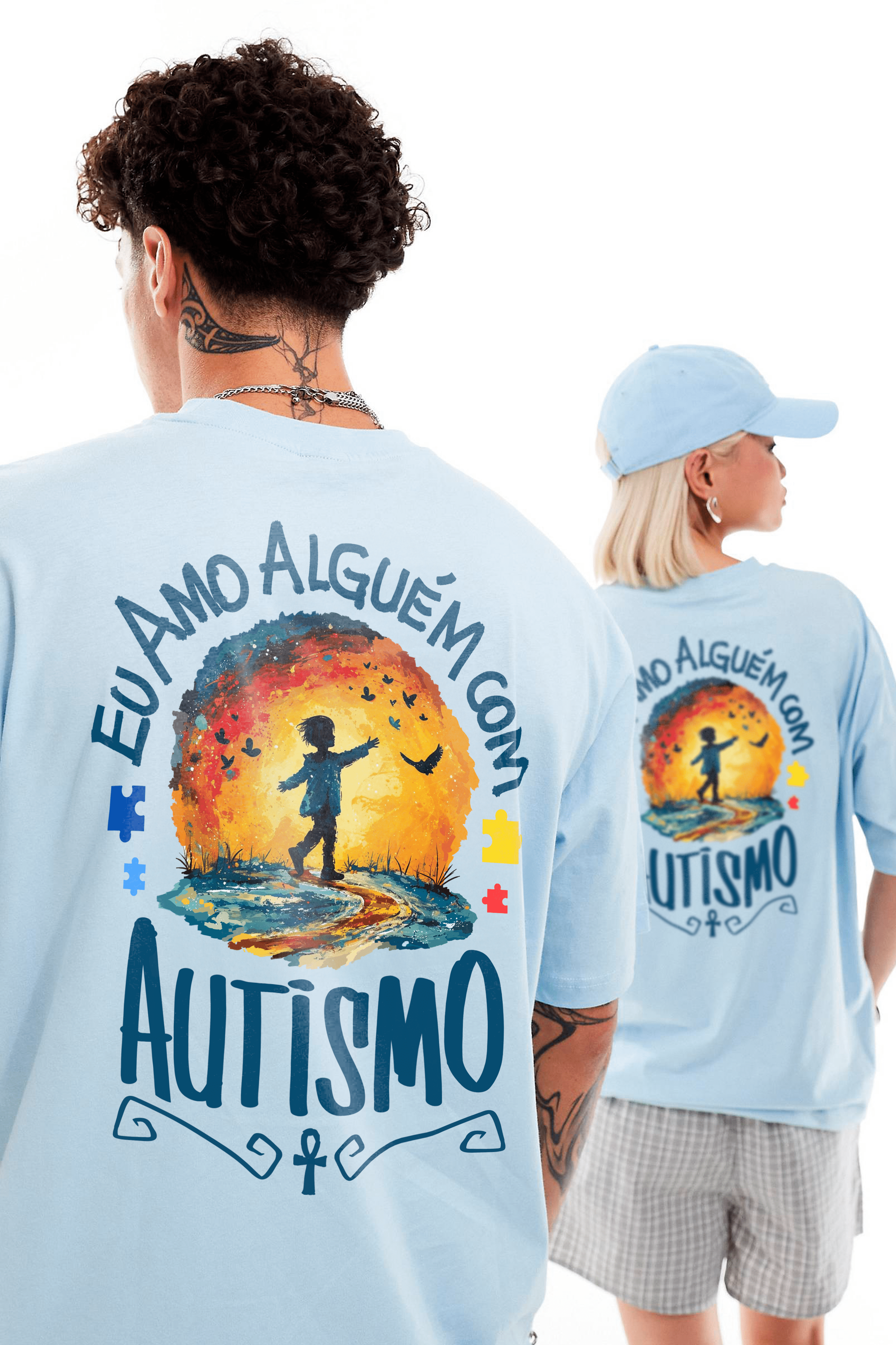 Camiseta Streetwear - Amor Autismo