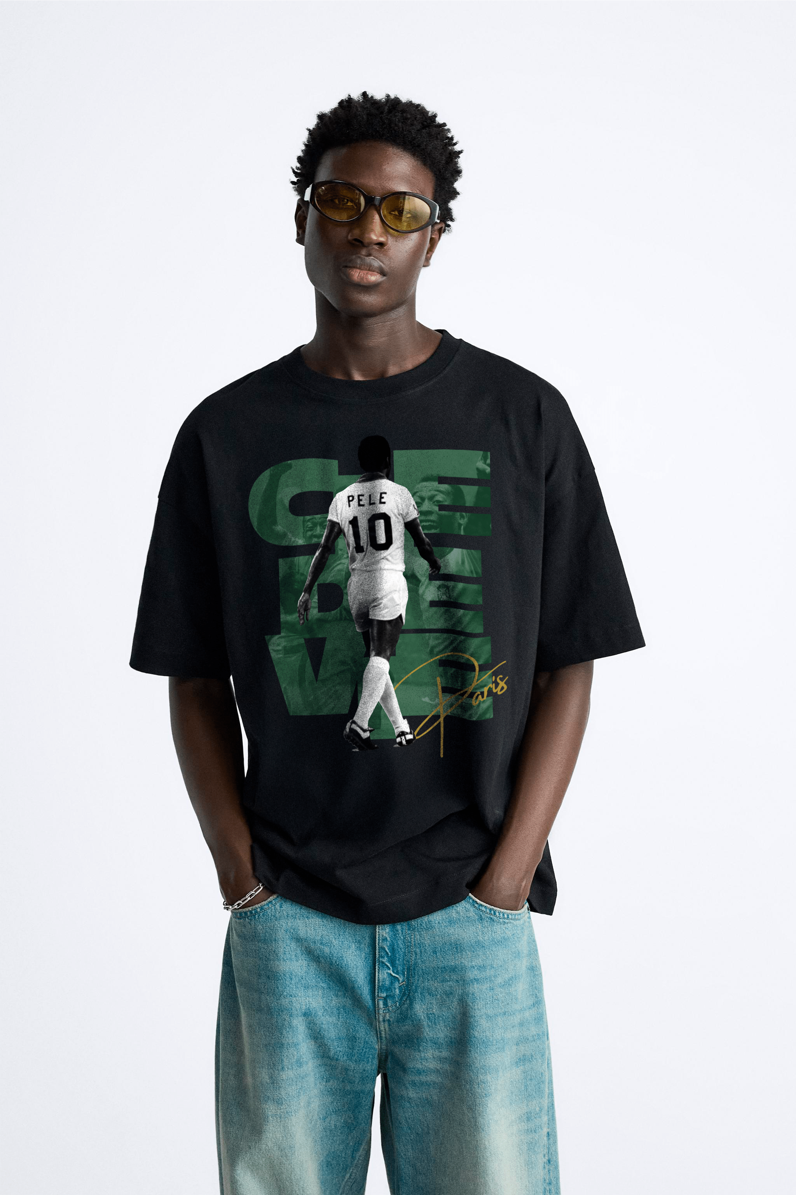 Camiseta Oversized - Pelé