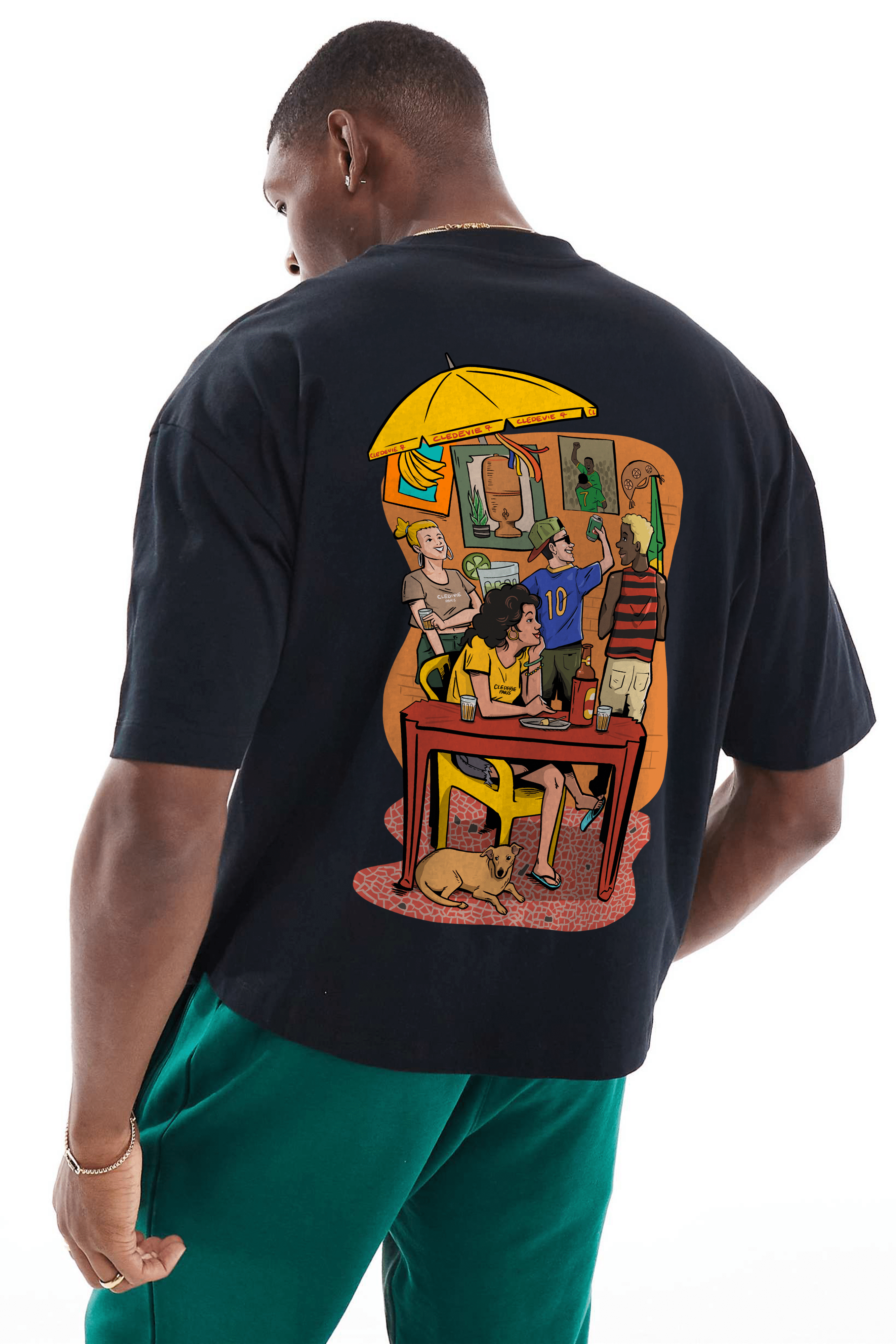 Camiseta Streetwear Cledevie - Eu Sou Brasileiro