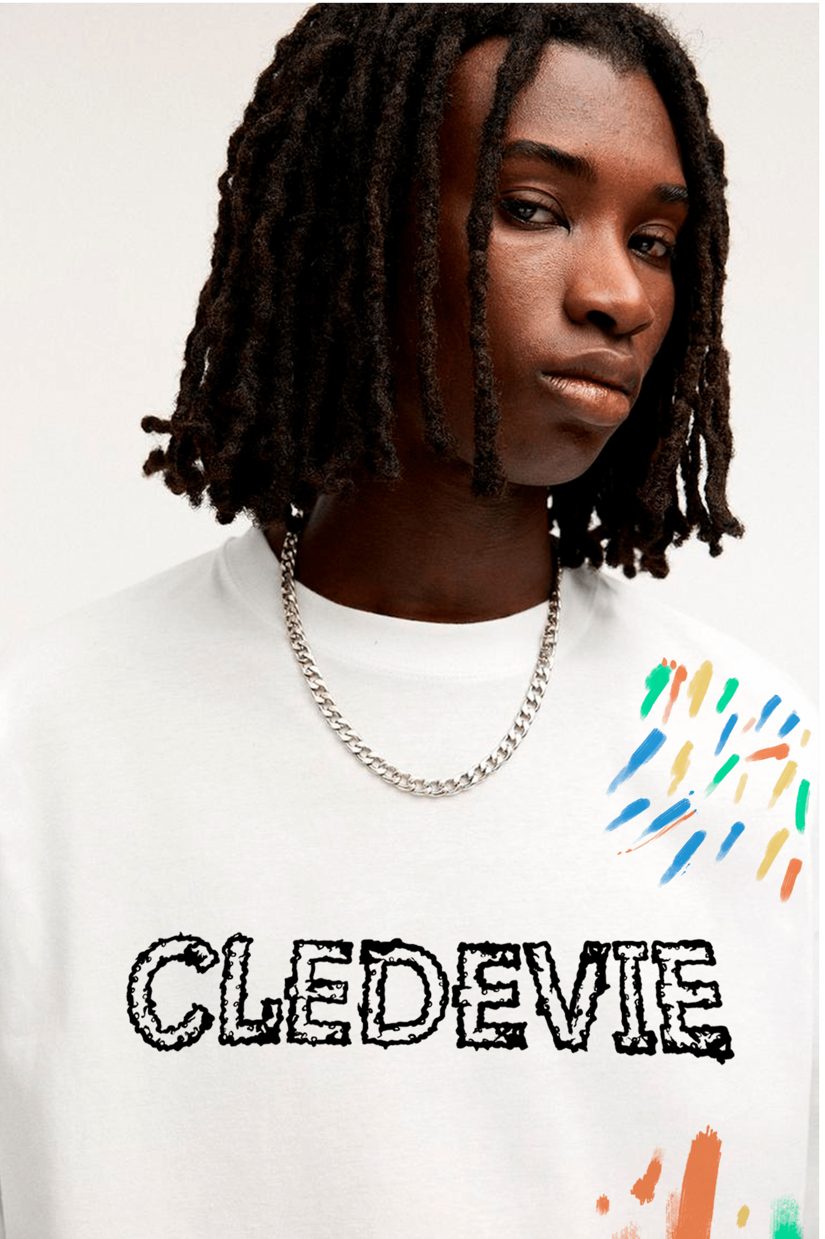 Camiseta Oversized Cledevie - Abstract Ruptura