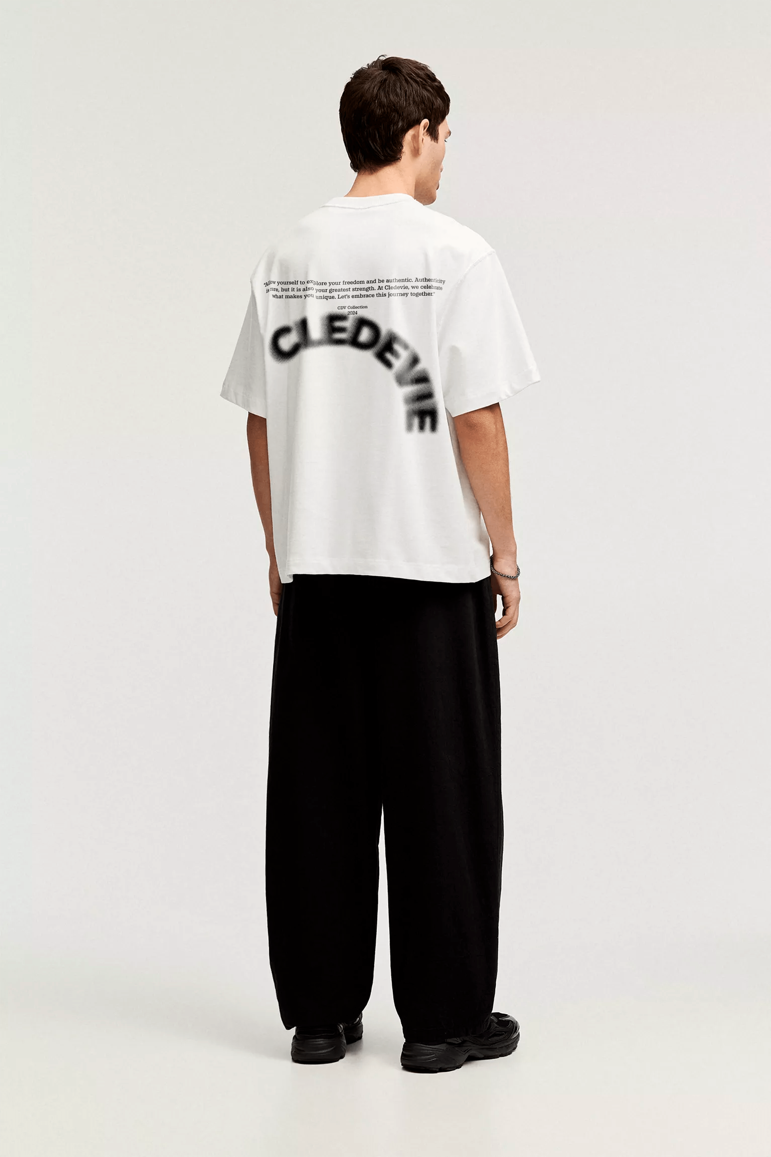 Camiseta Oversized Cledevie - Blur Sinapes