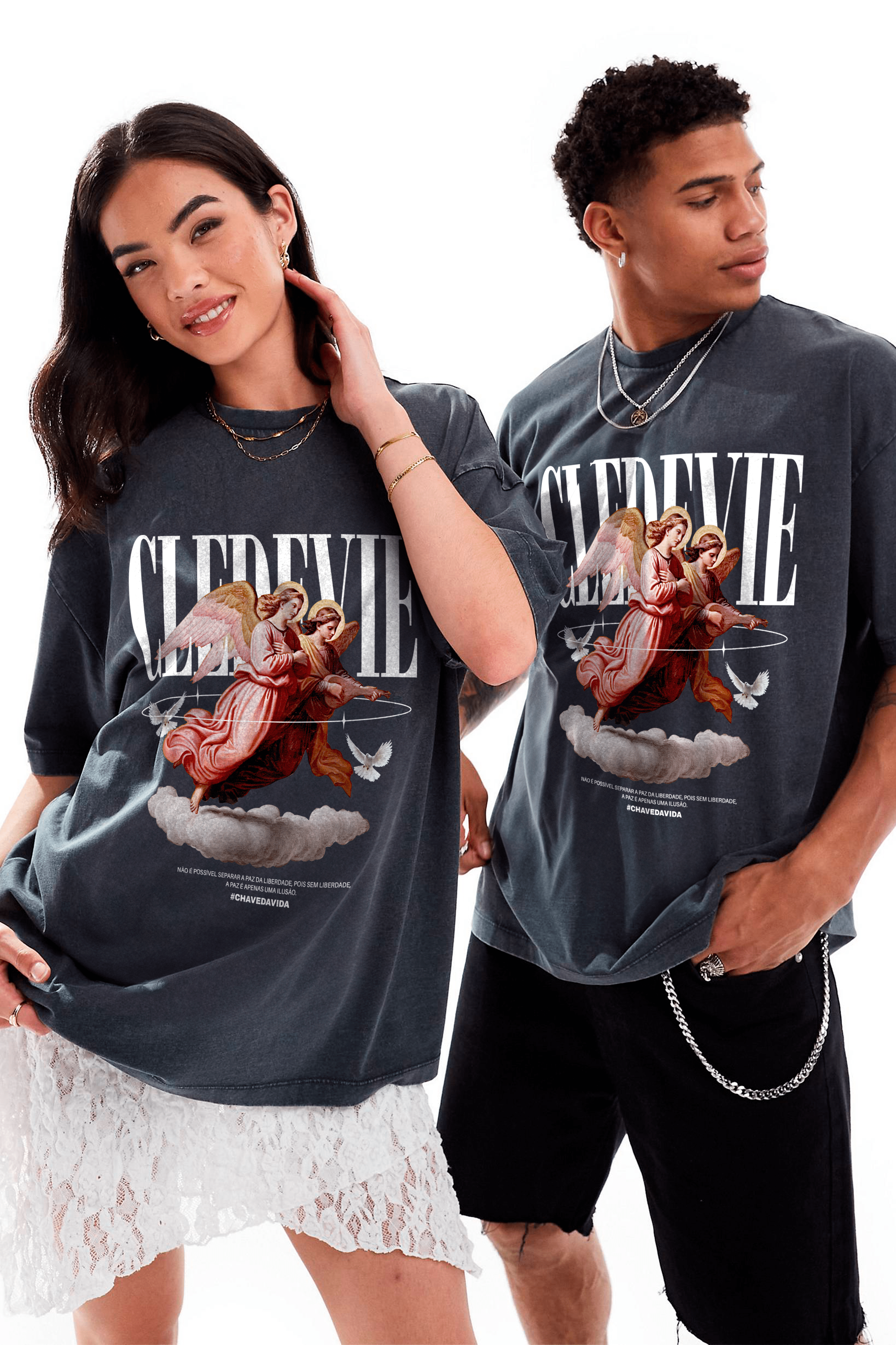 Camiseta Oversized - Liberdade