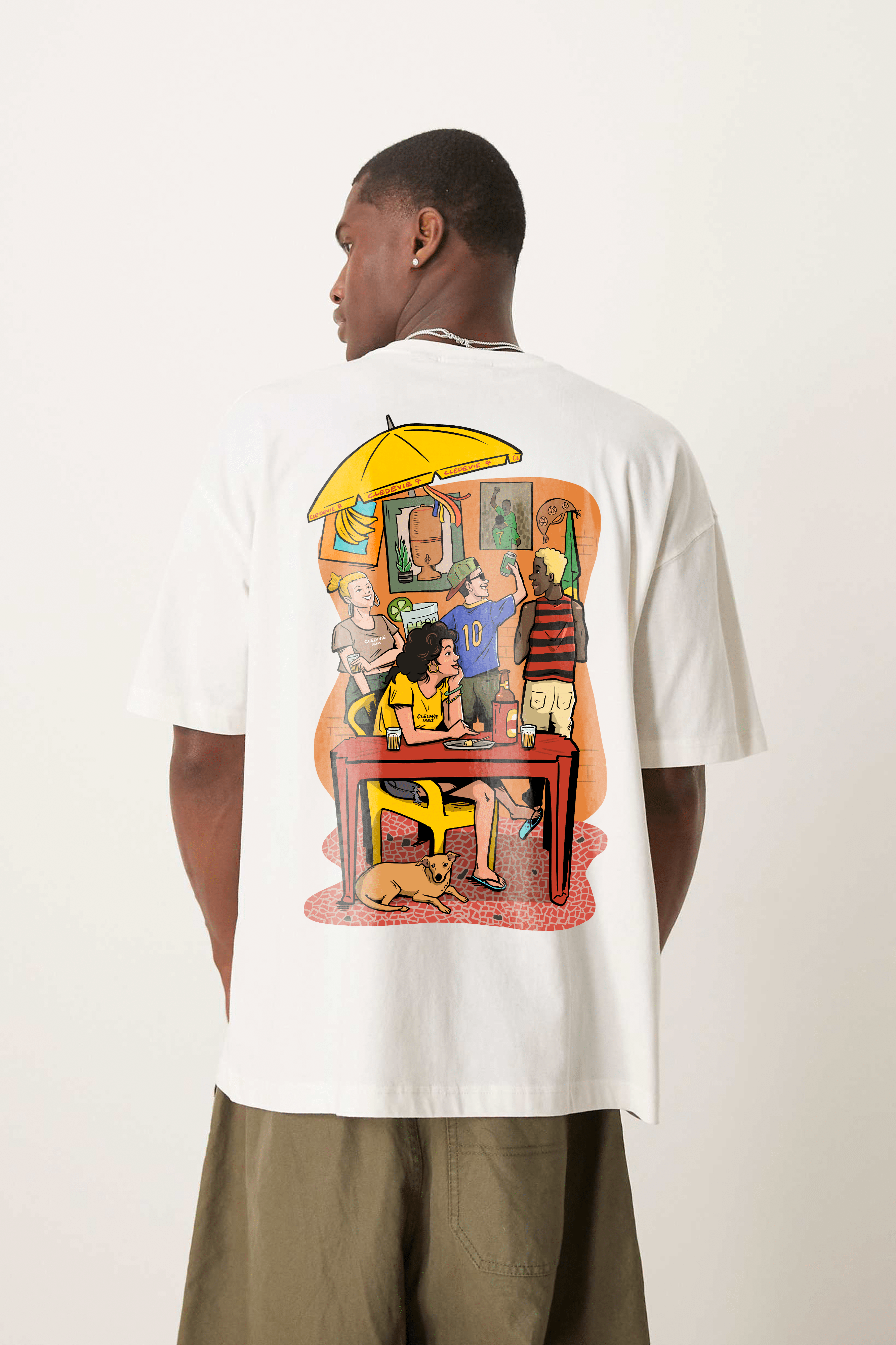 Camiseta Streetwear Cledevie - Eu Sou Brasileiro