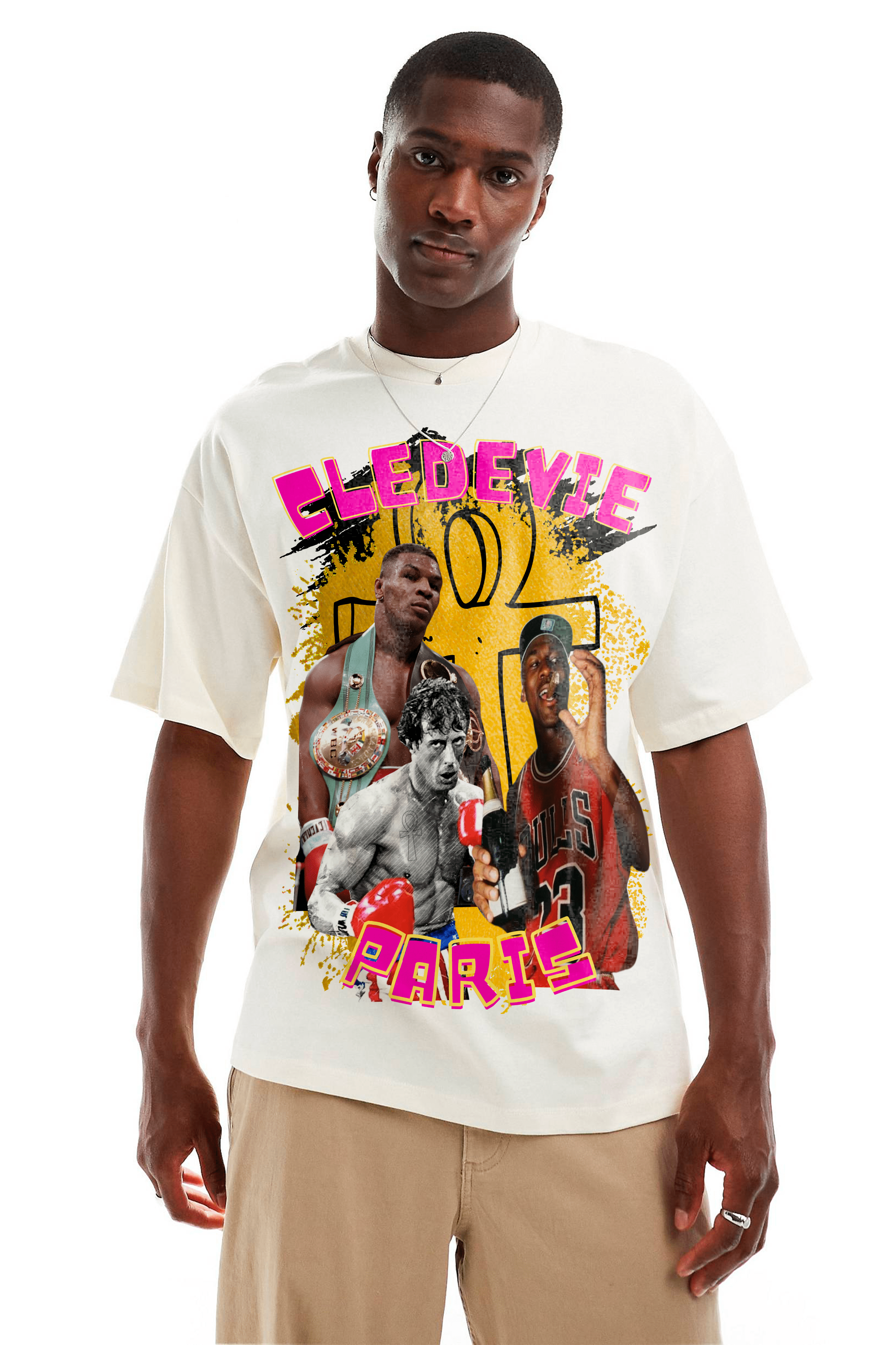 Camiseta Oversized - Tayson + Jordan + Balboa
