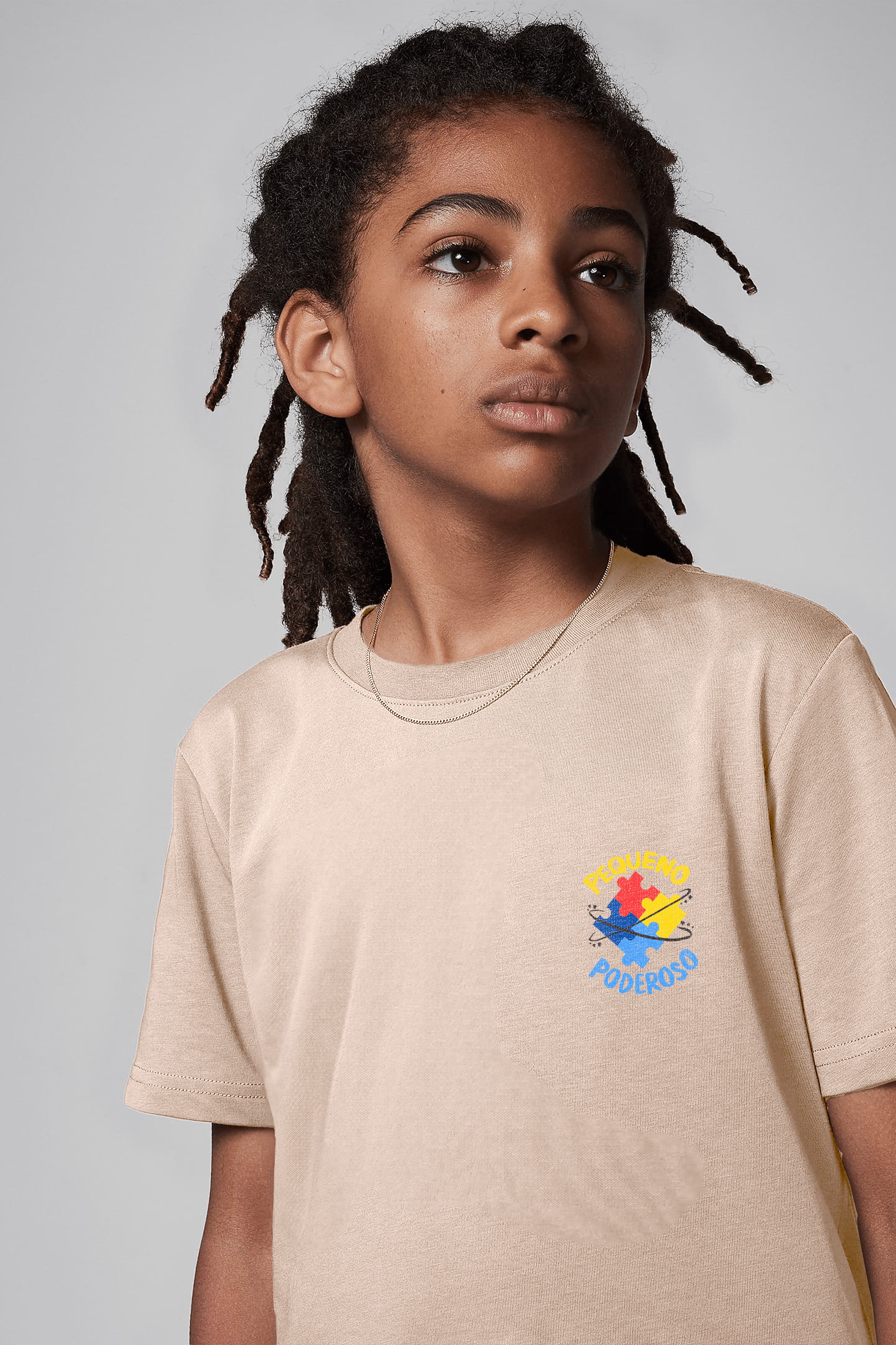 Camiseta Kids - Pequeno Poderoso Autismo