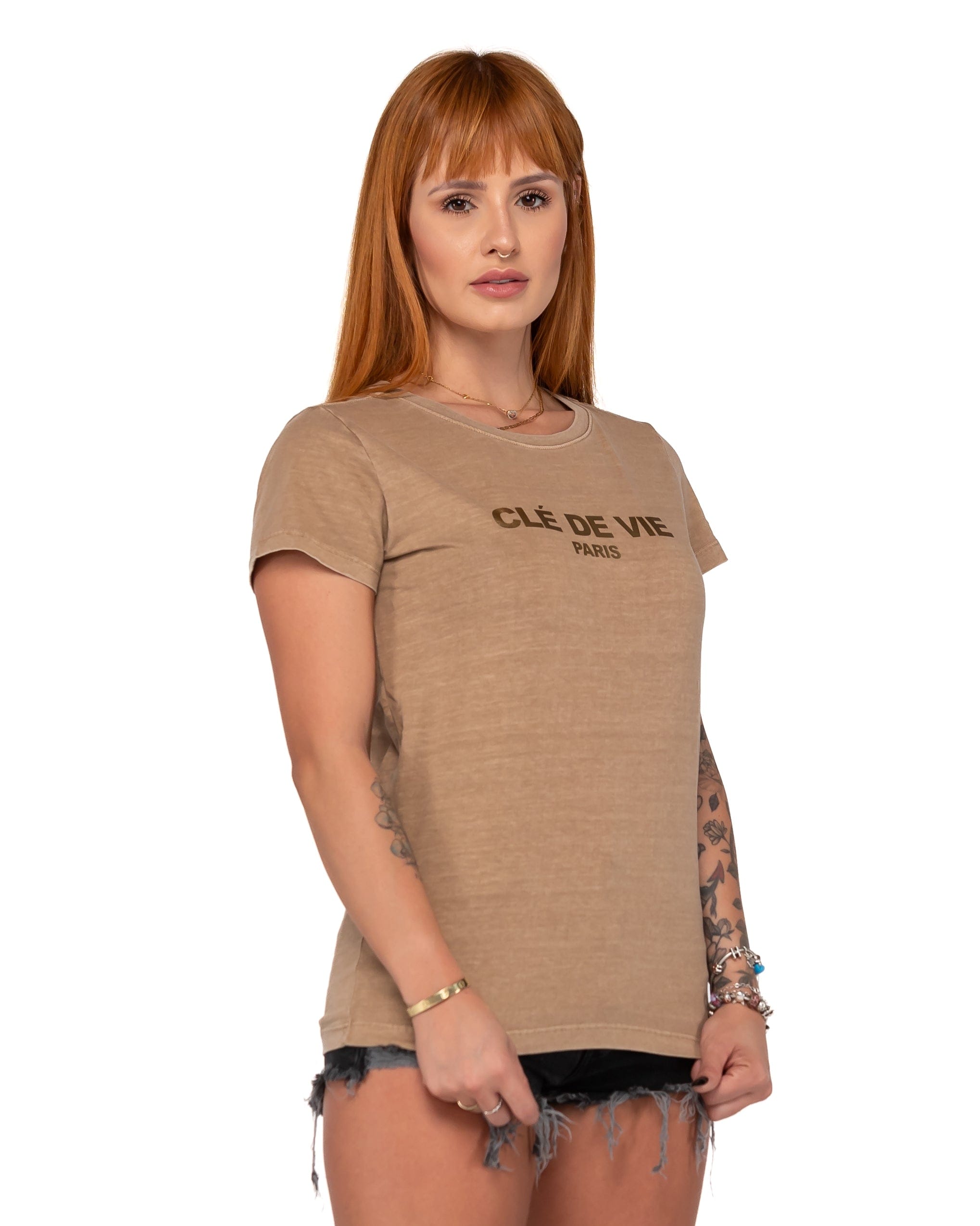 Camiseta Feminina - Bicolor