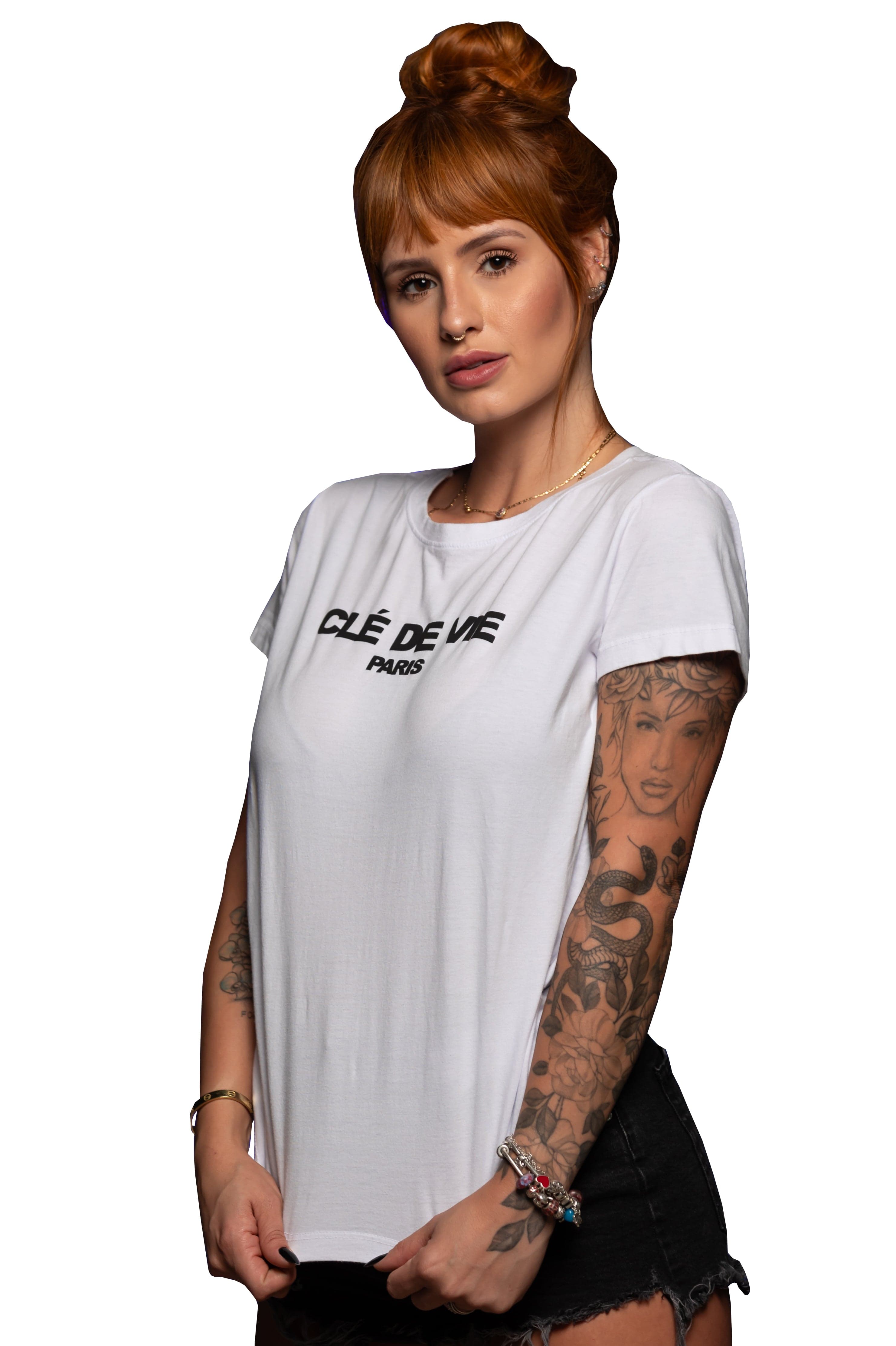 Camiseta Feminina - Bicolor
