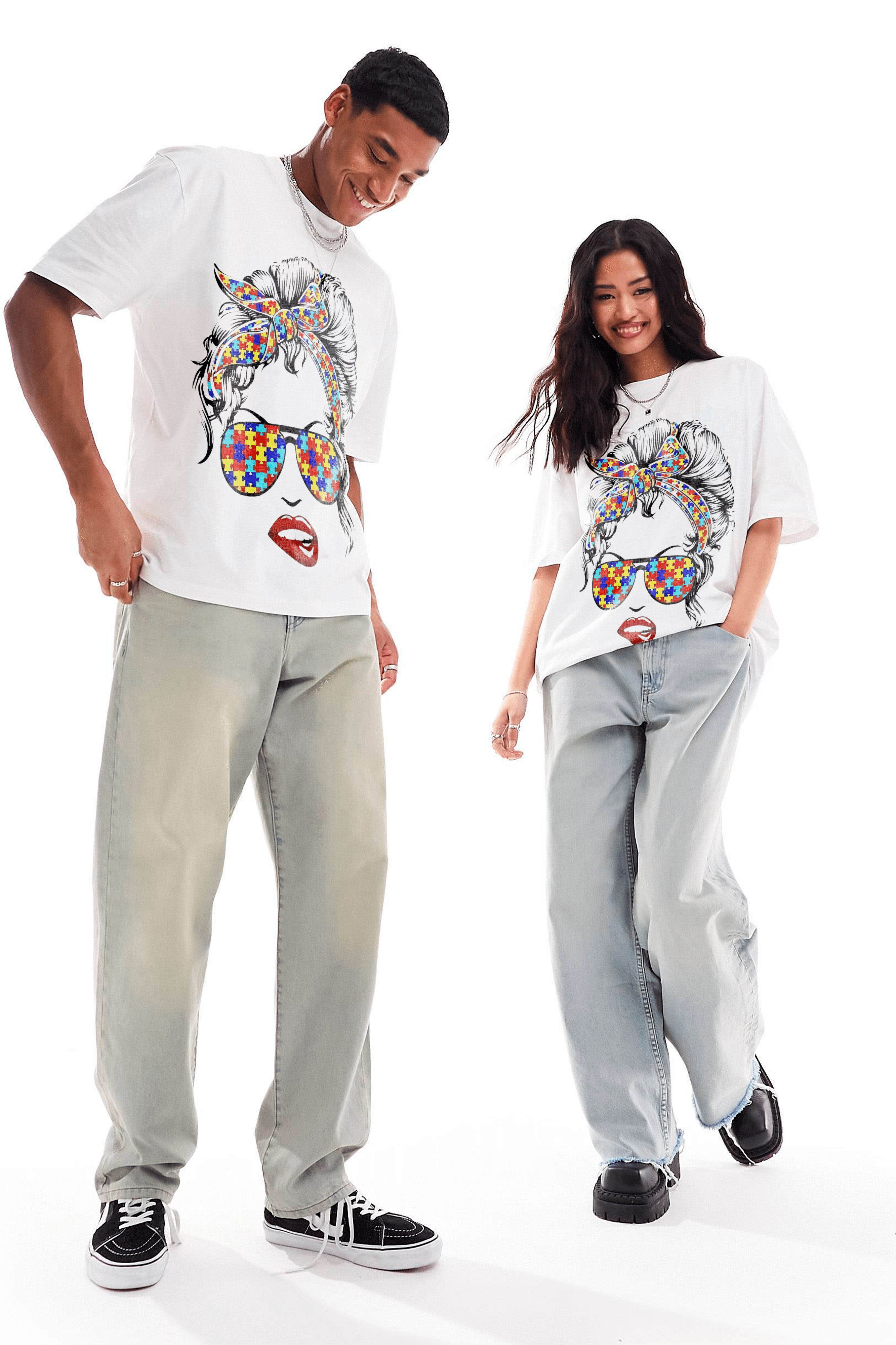 Camiseta Streetwear - Lute Como Uma Mãe De Autista