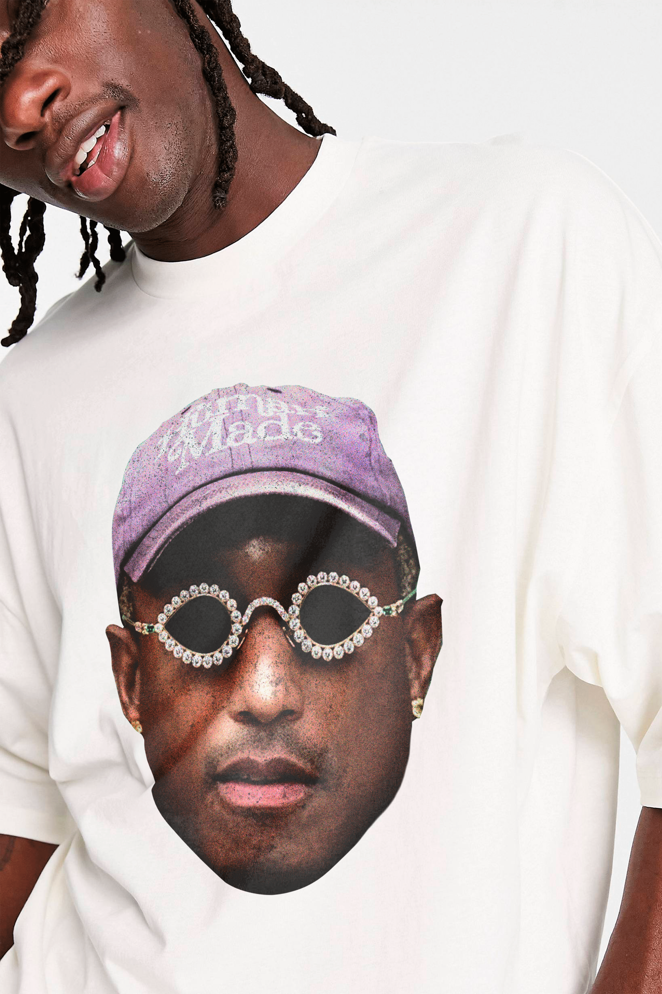 Camiseta Oversized - Pharrel Williams