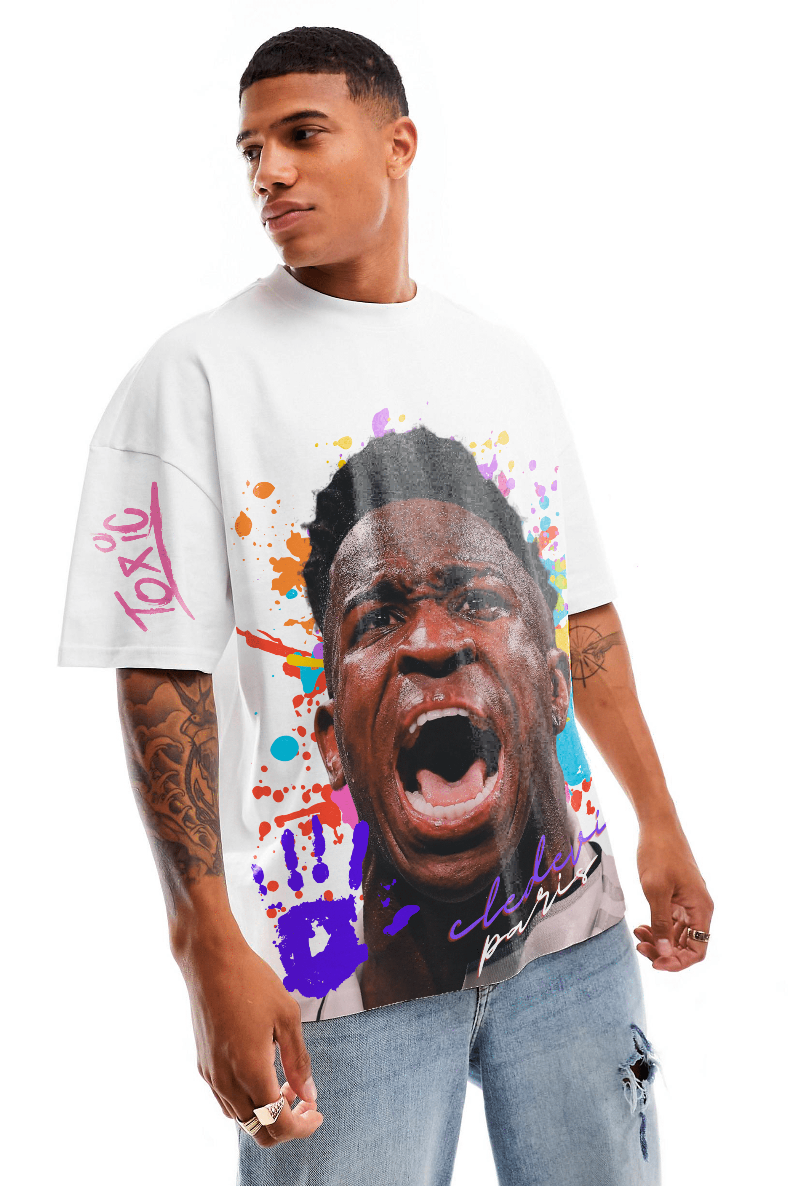Camiseta Oversized - Vini Jr. Liberdade
