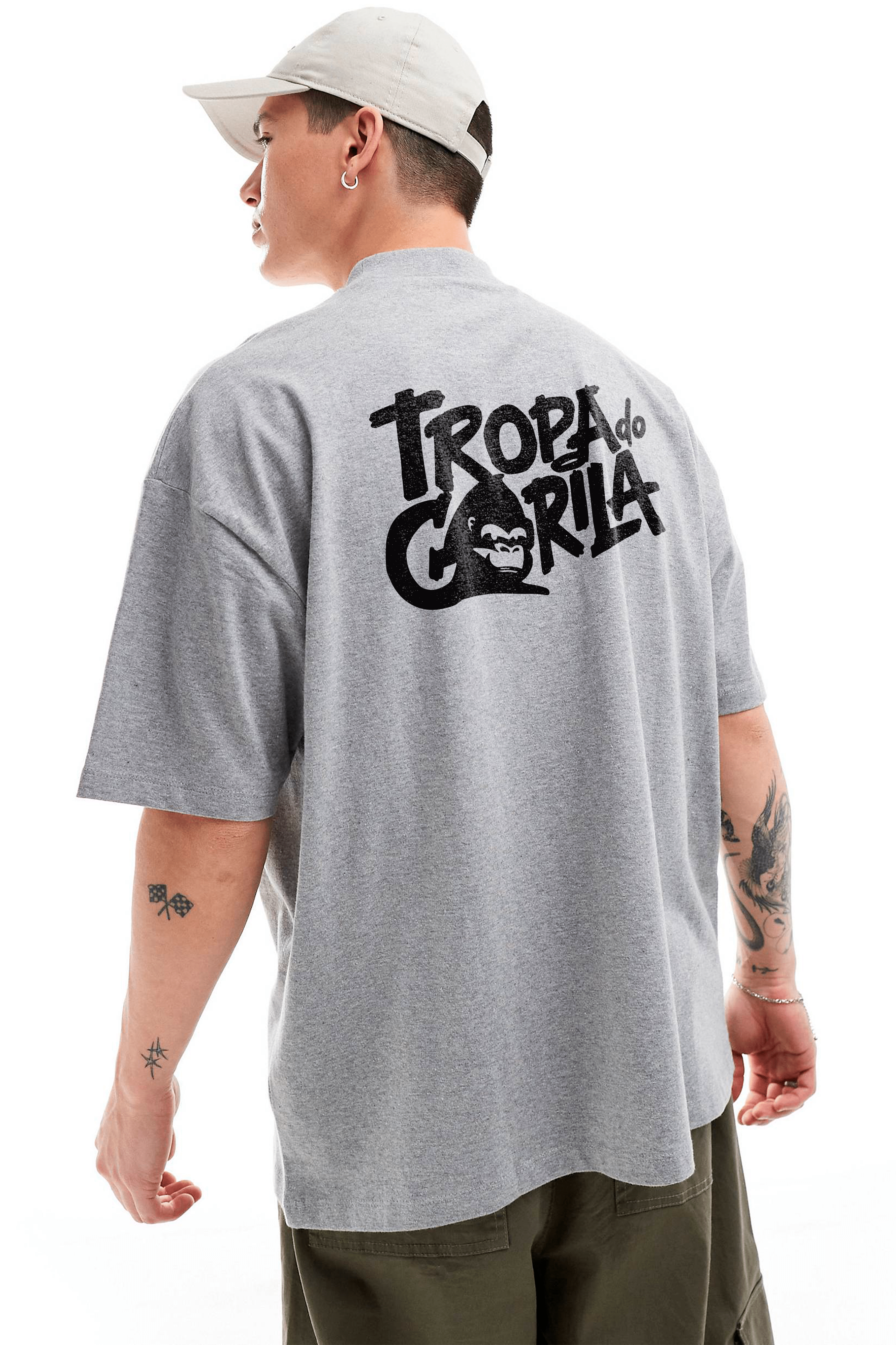 Camiseta Streetwear - Tropa Do Gorila
