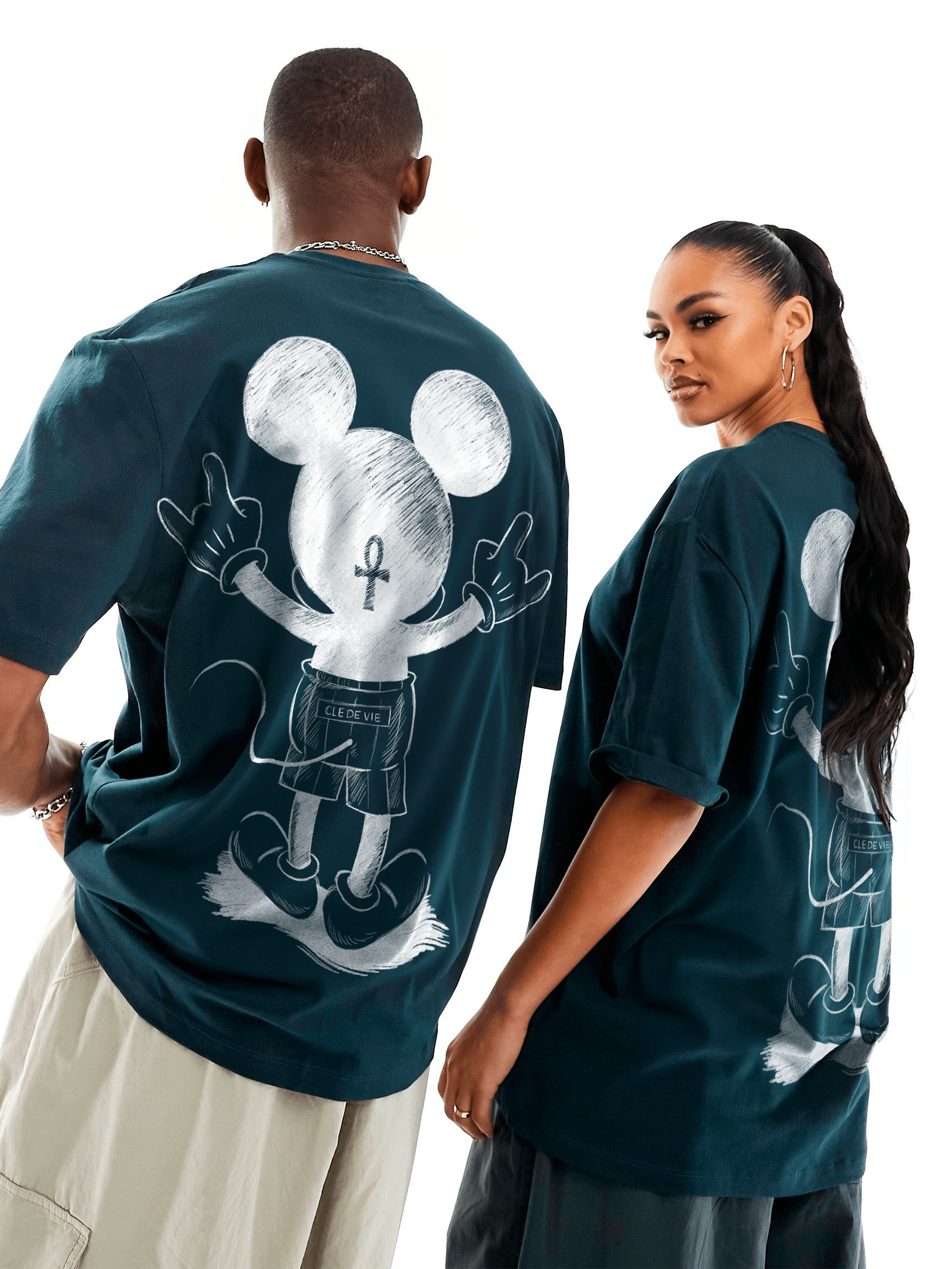 Camiseta Oversized - Mickey Art