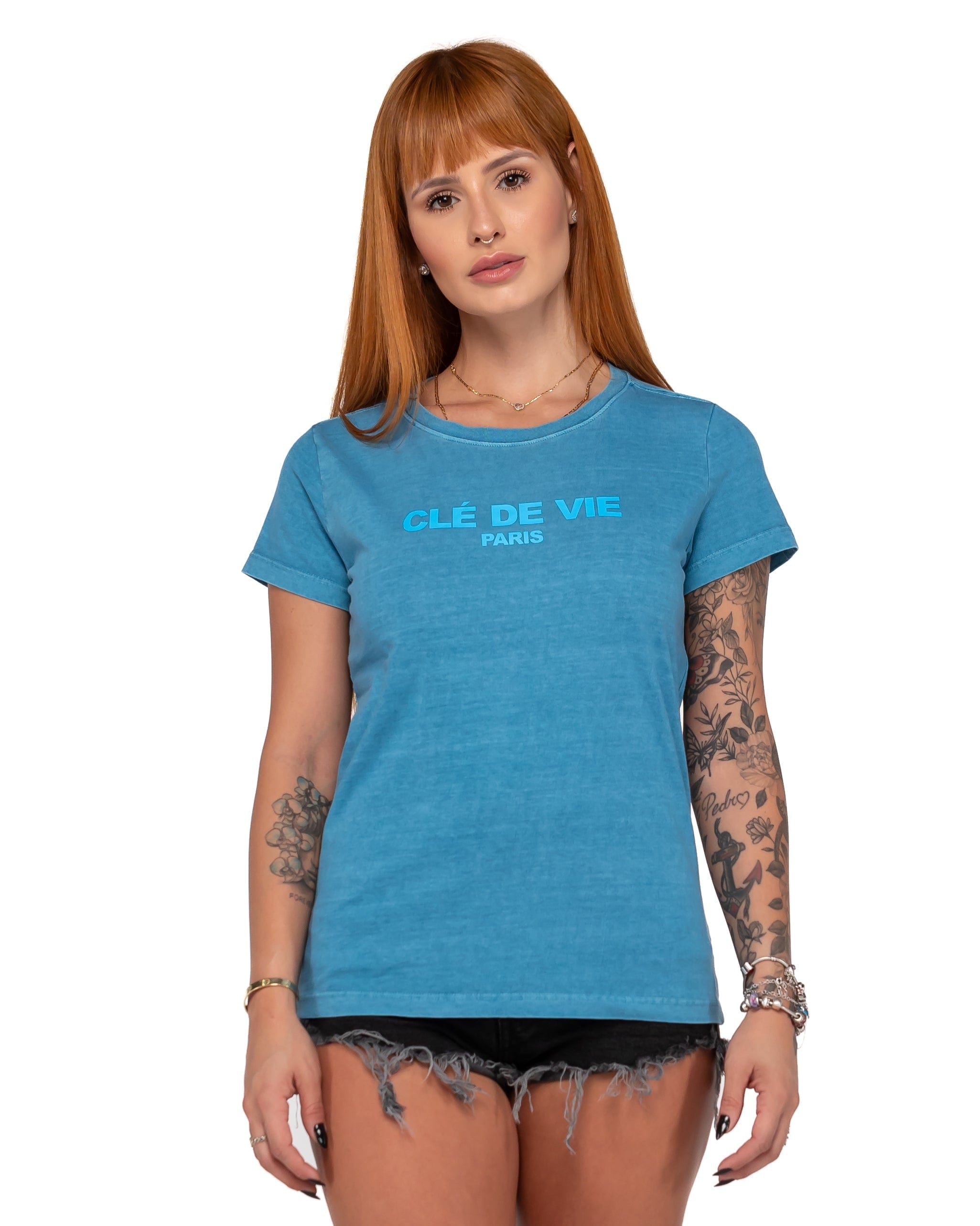 Camiseta Feminina - Bicolor