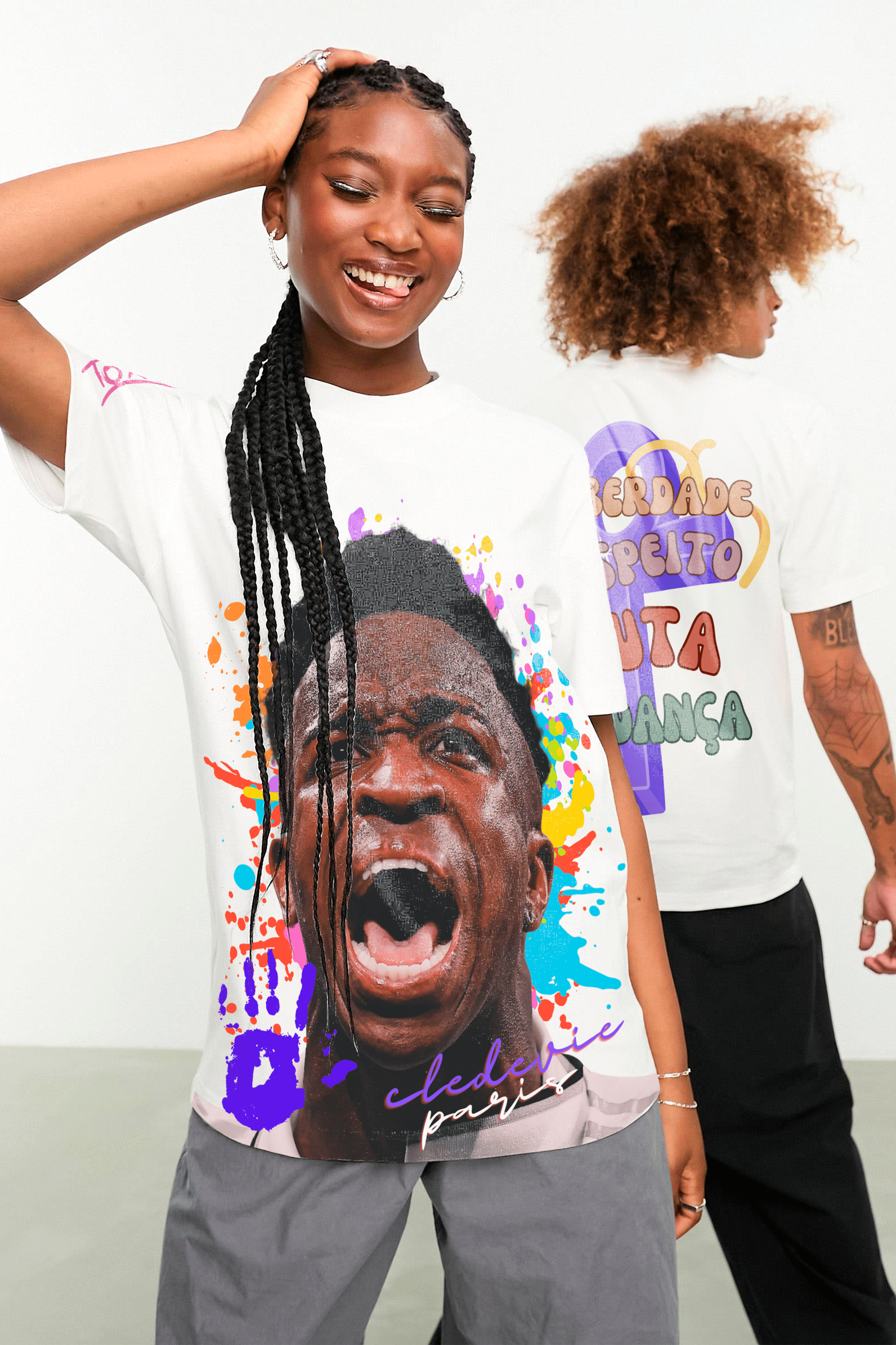 Camiseta Oversized - Vini Jr. Liberdade