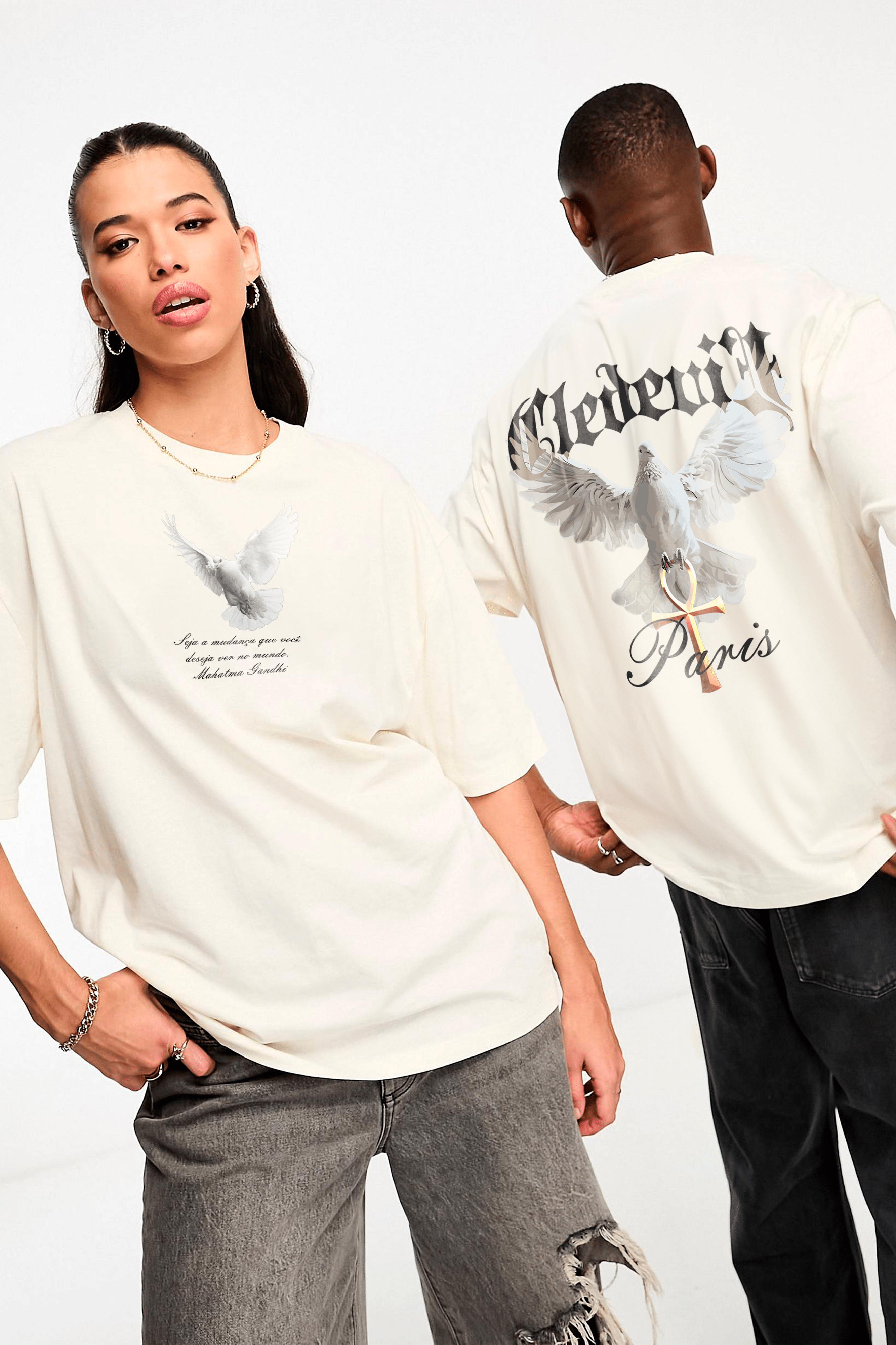 Camiseta Streetwear - Luz Da Paz