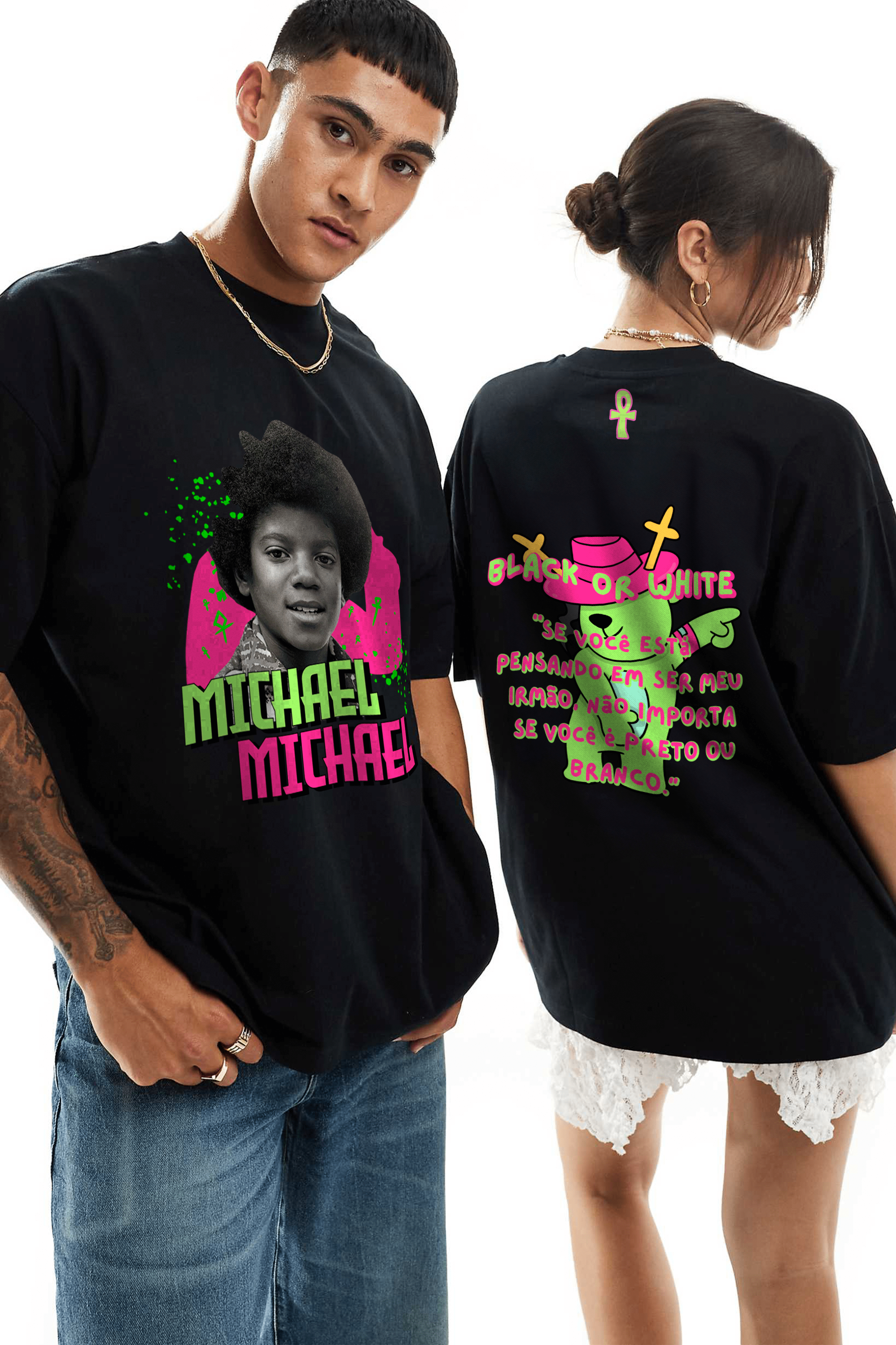 Camiseta Streetwear - Michael Jackson