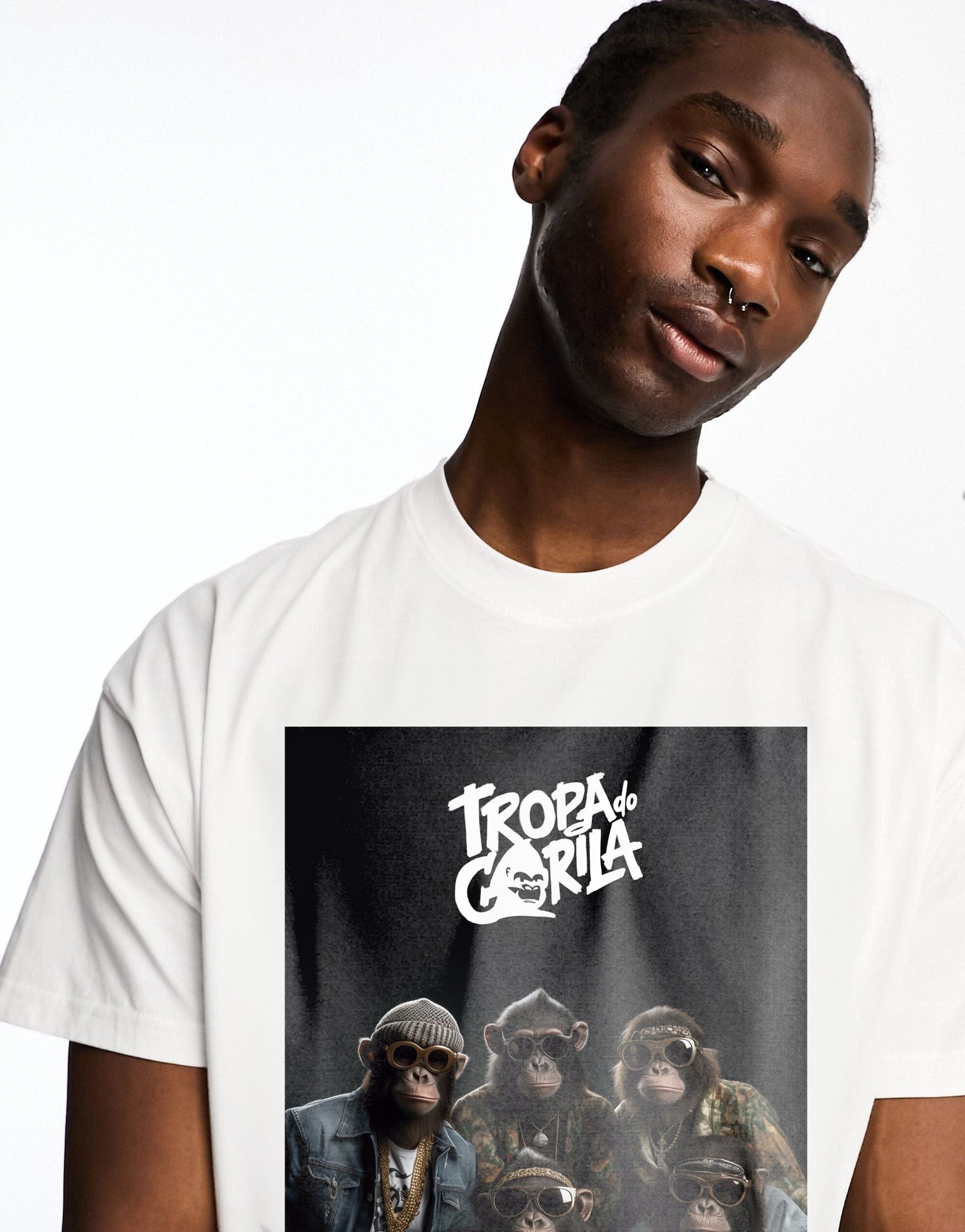 Camiseta Streetwear - Tropa Do Gorila 3