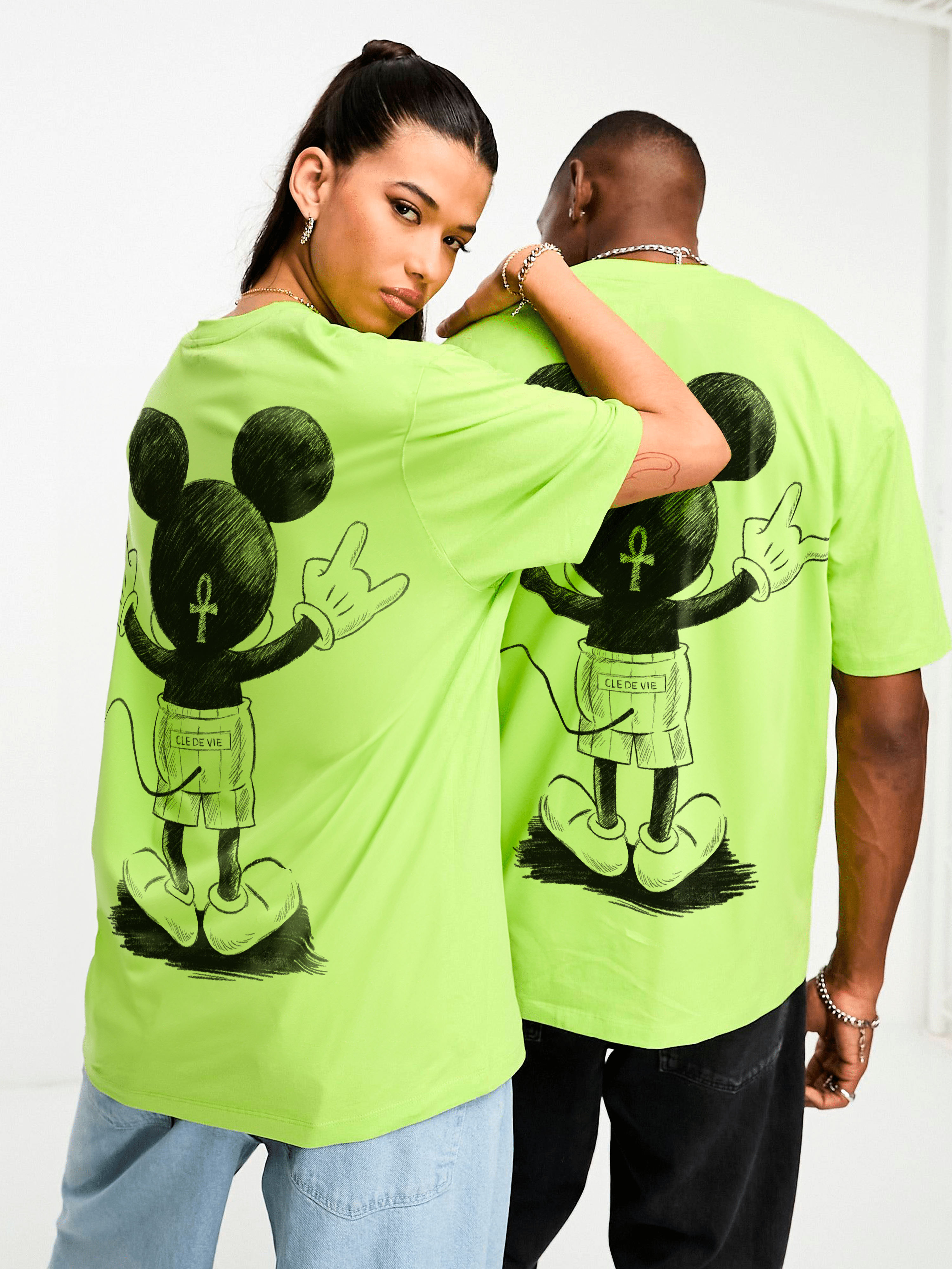 Camiseta Oversized - Mickey Art