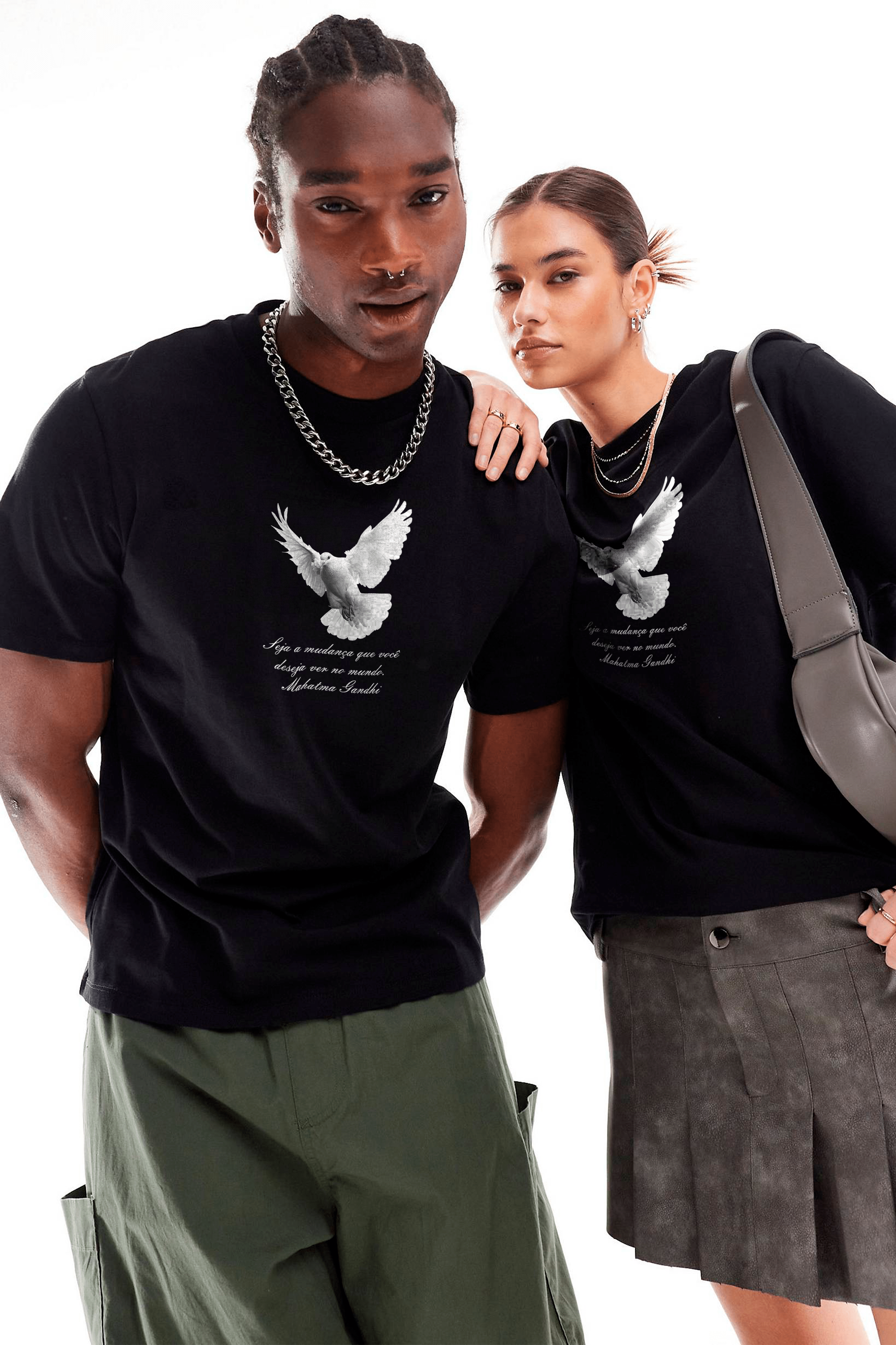 Camiseta Streetwear - Luz Da Paz