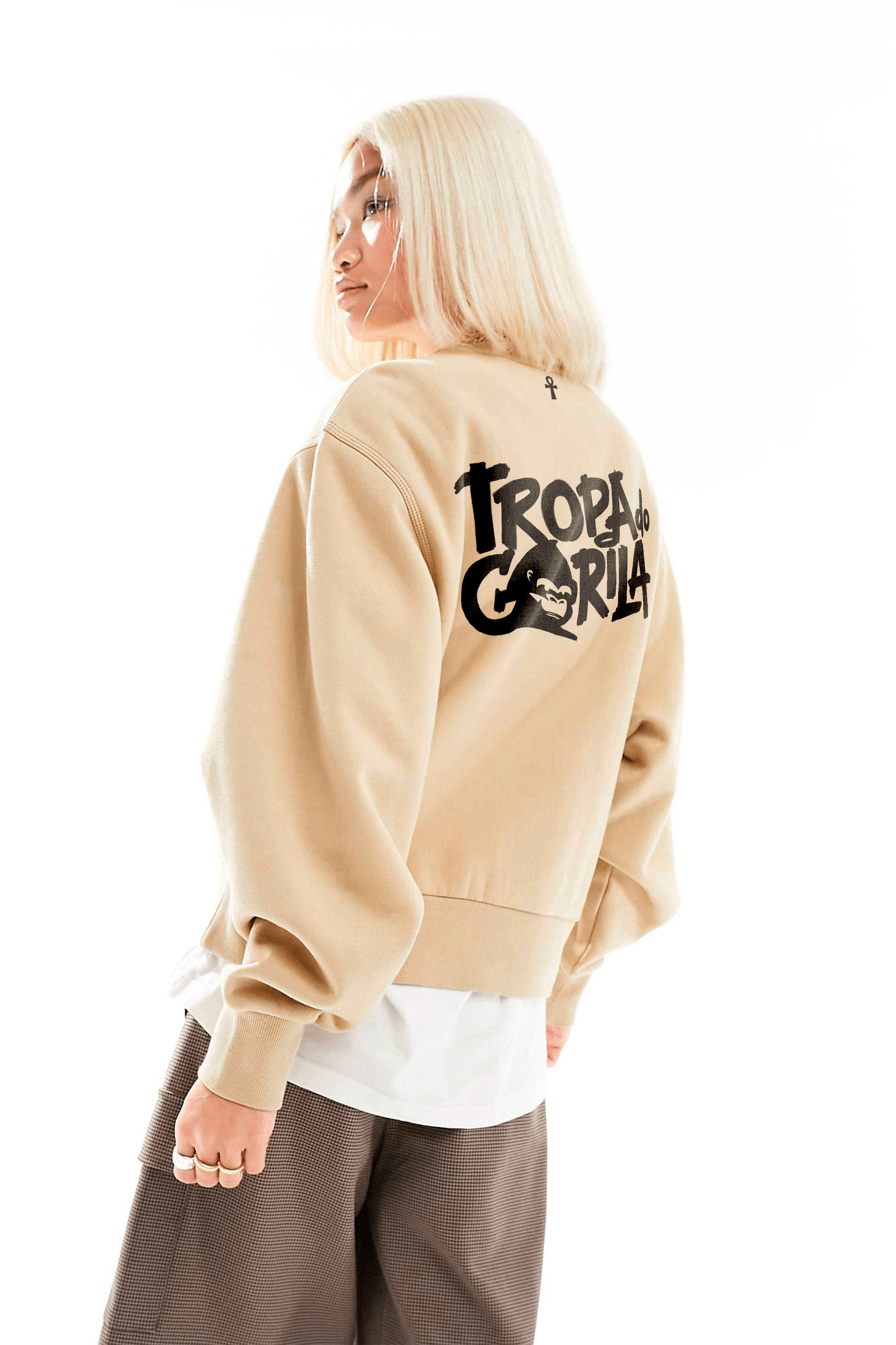 Cropped Moletom - Tropa Do Gorila