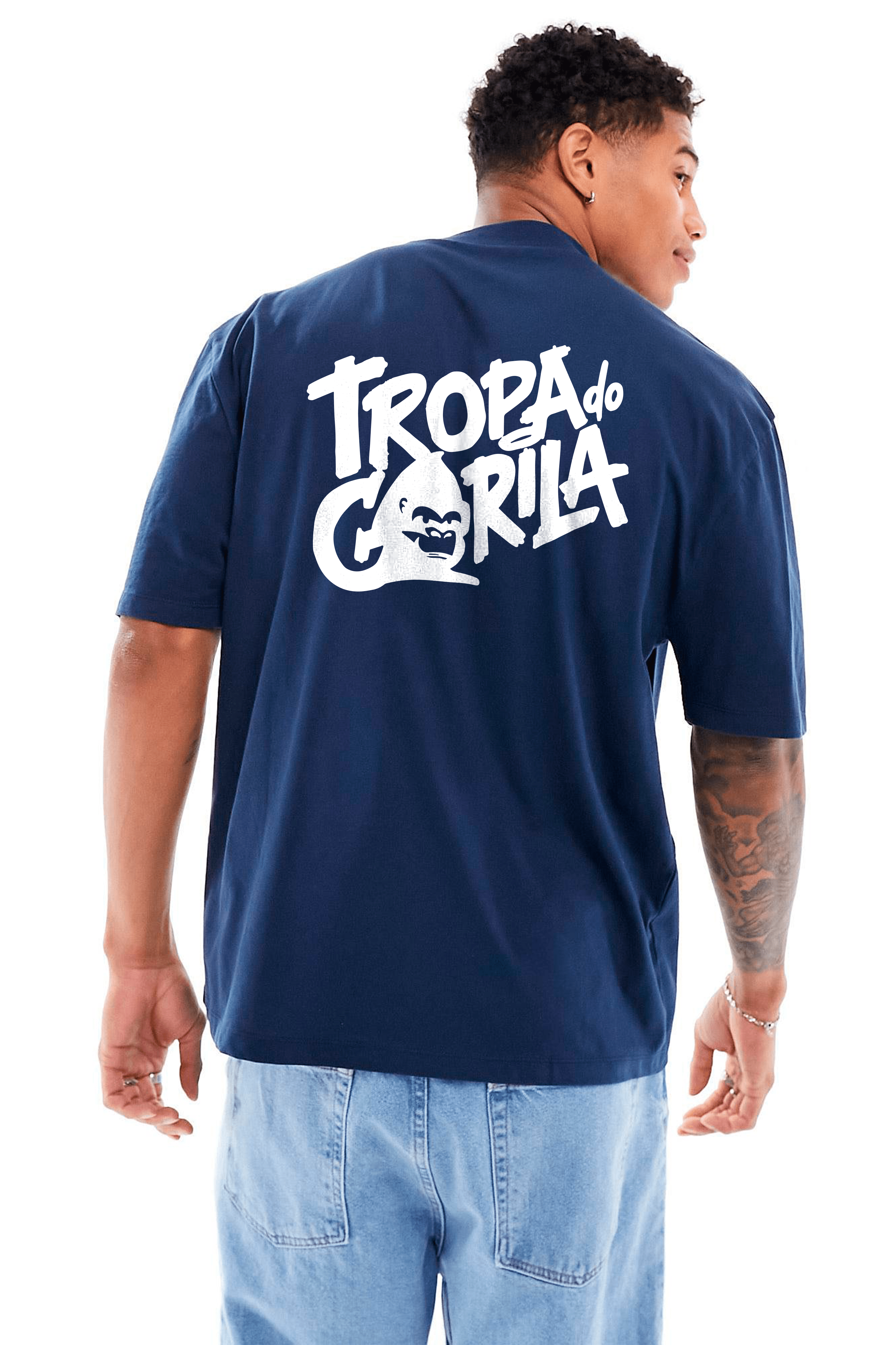 Camiseta Streetwear - Tropa Do Gorila