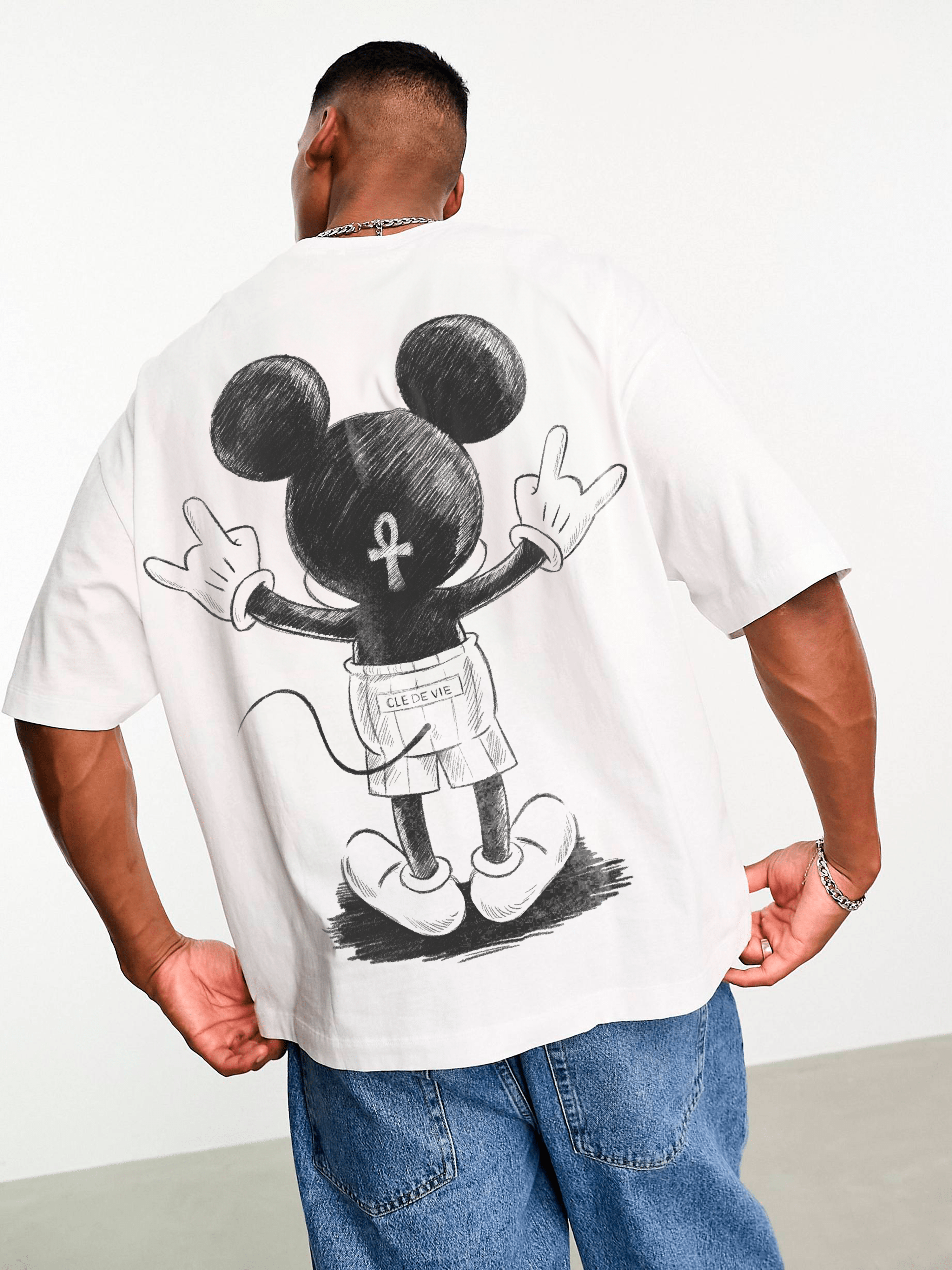Camiseta Oversized - Mickey Art