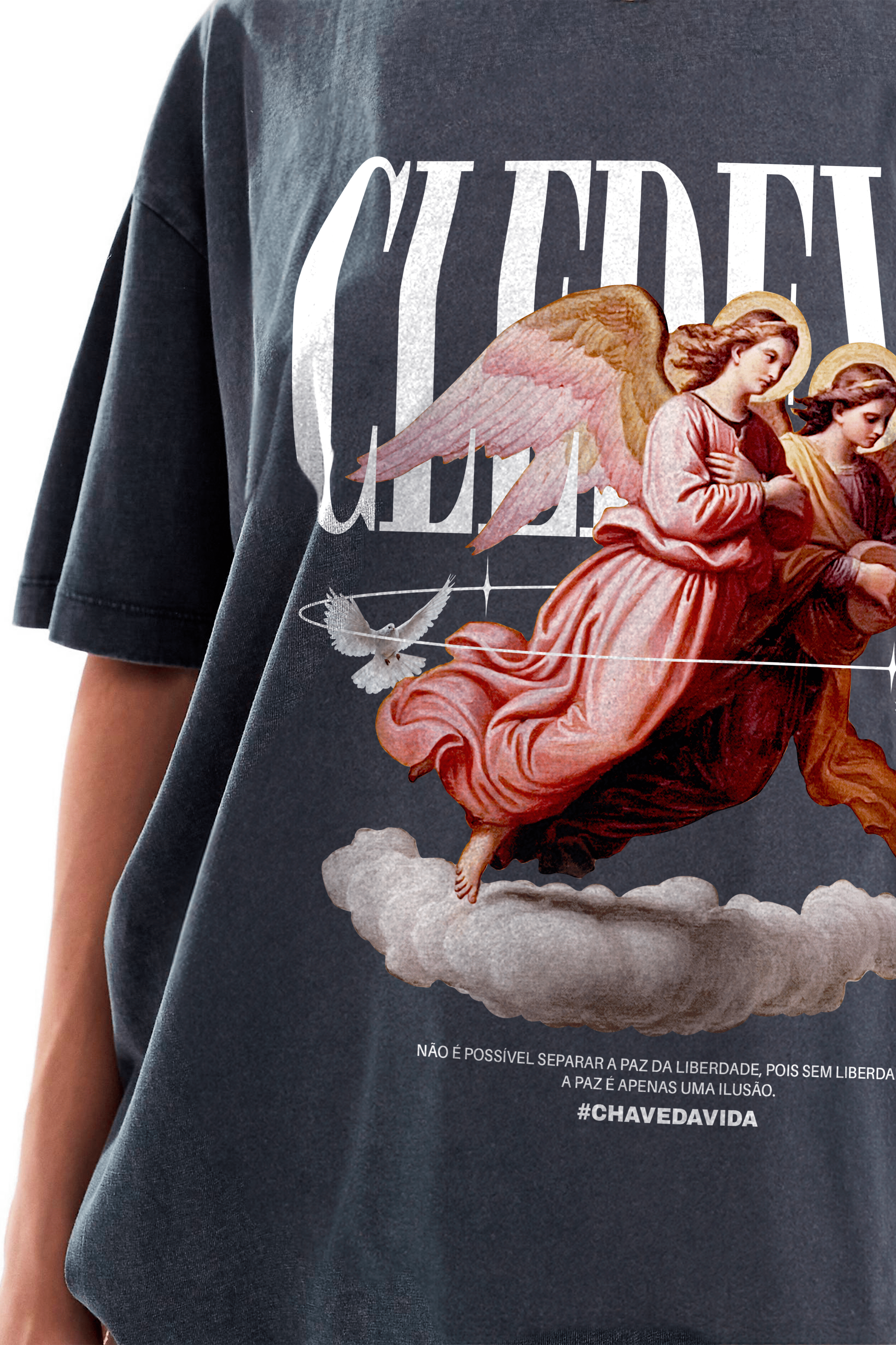 Camiseta Oversized - Liberdade