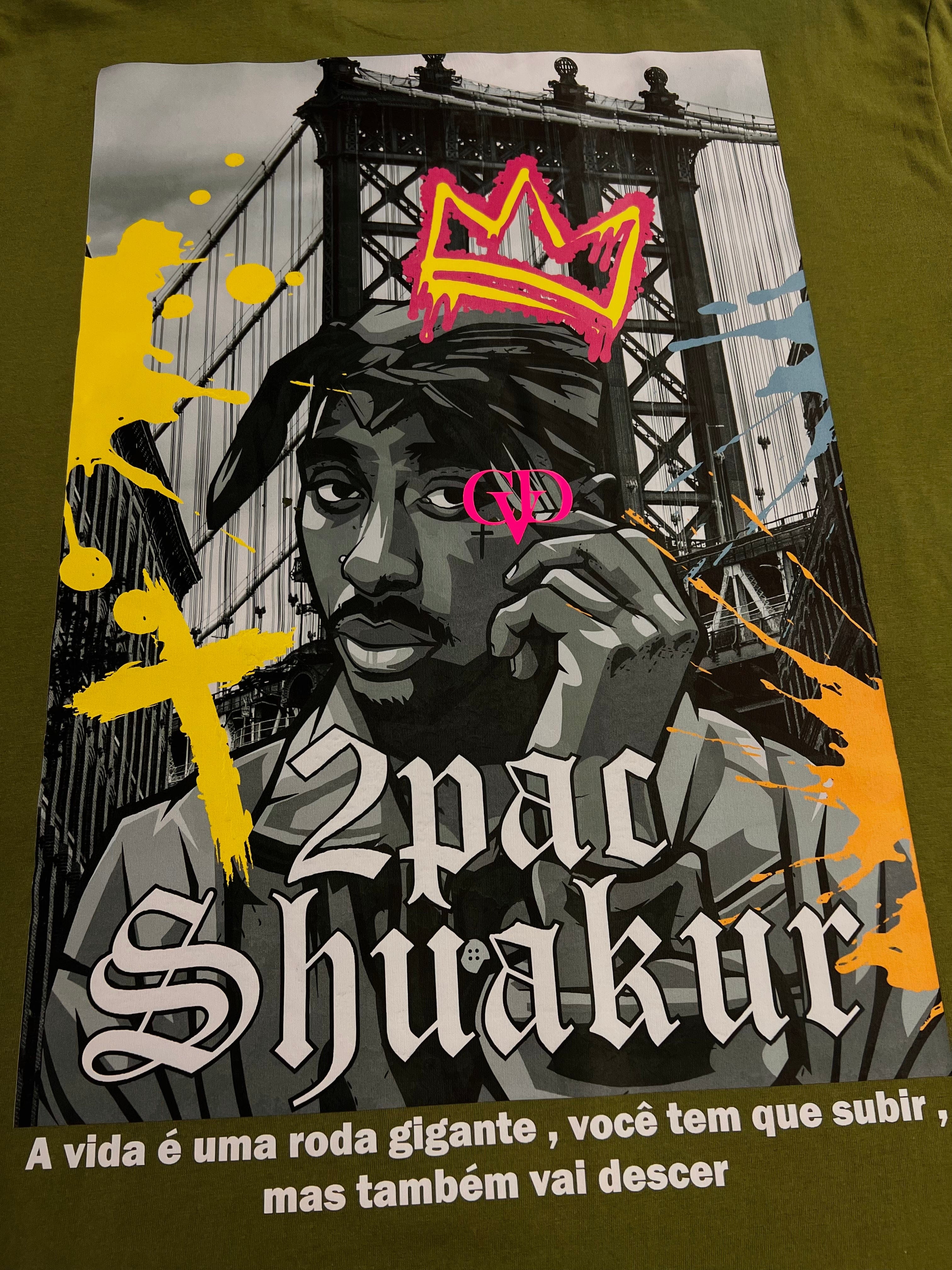 Camiseta Oversized - Drop 2Pac Paint