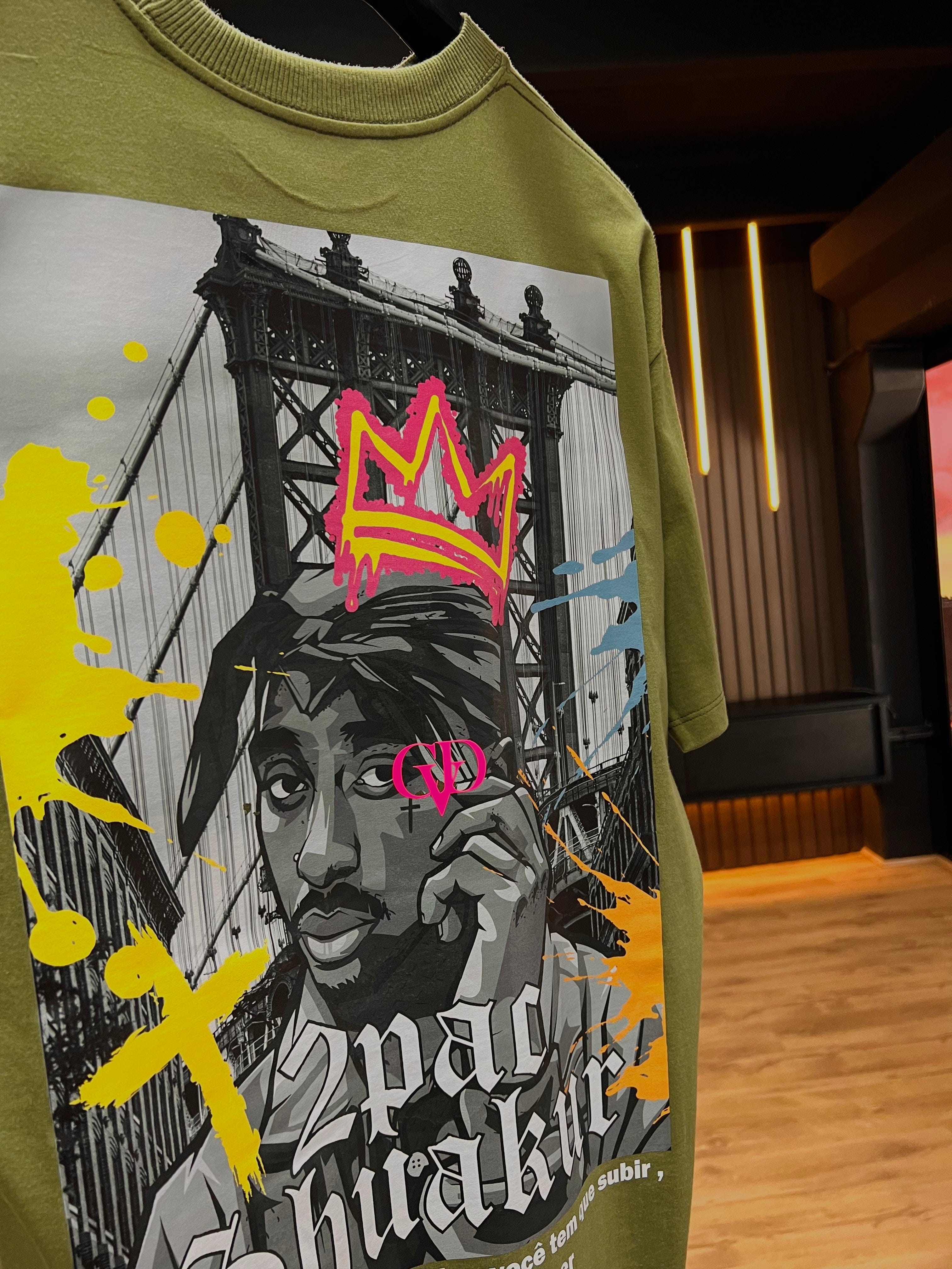 Camiseta Oversized - Drop 2Pac Paint