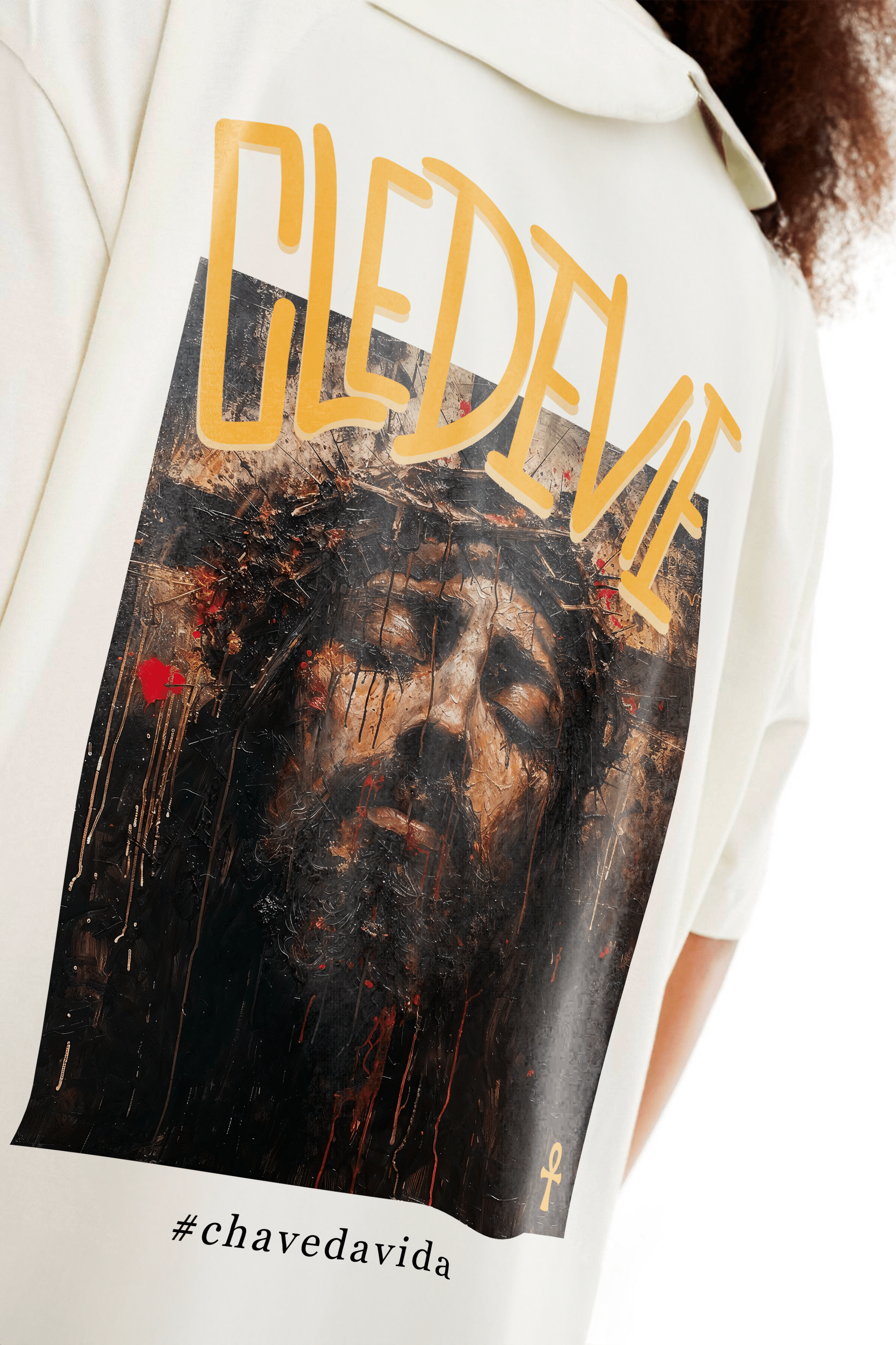 Camiseta Oversized - Jesus Picasso Art