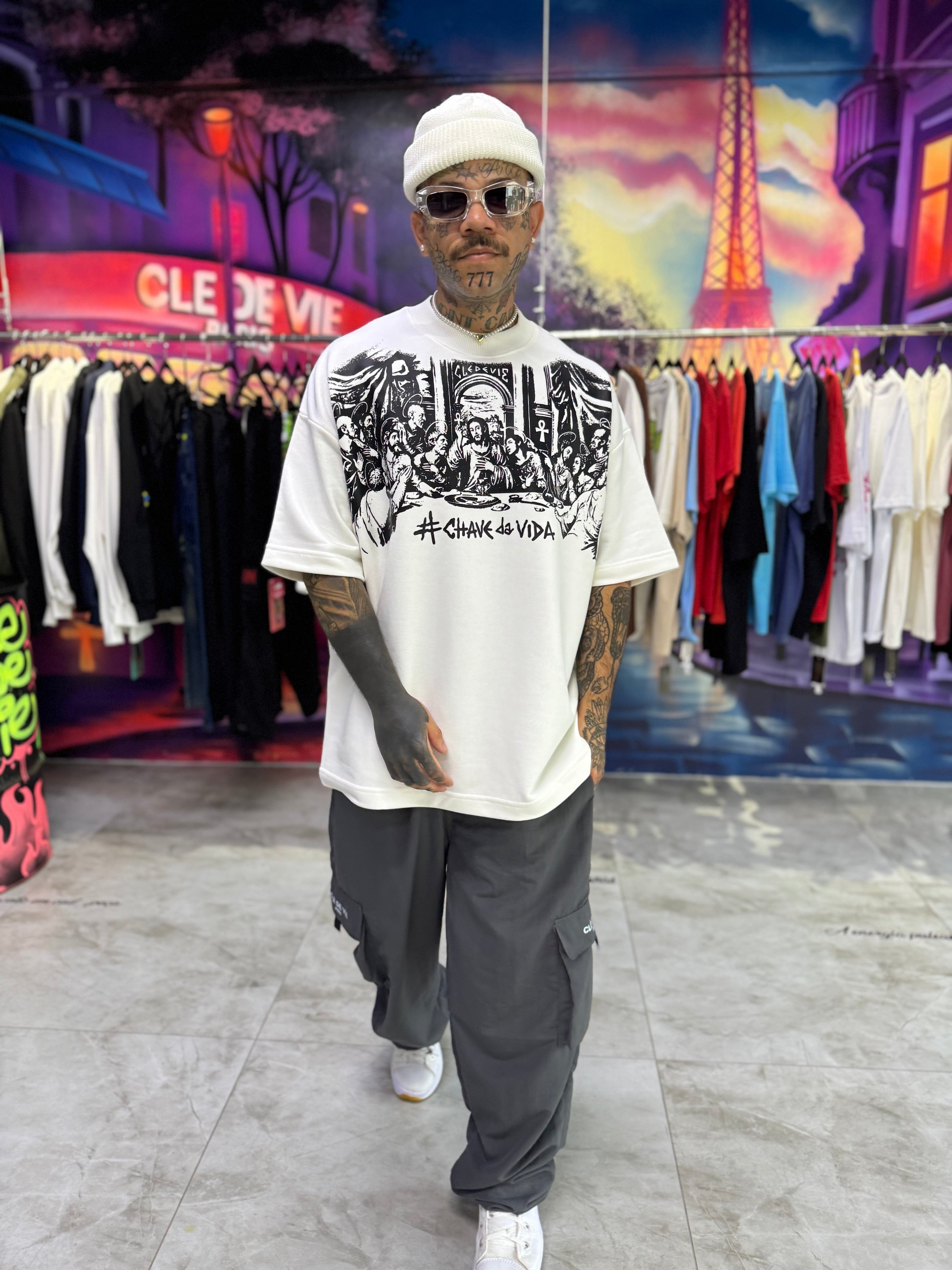 Camiseta Oversized Moletinho - Santa Ceia