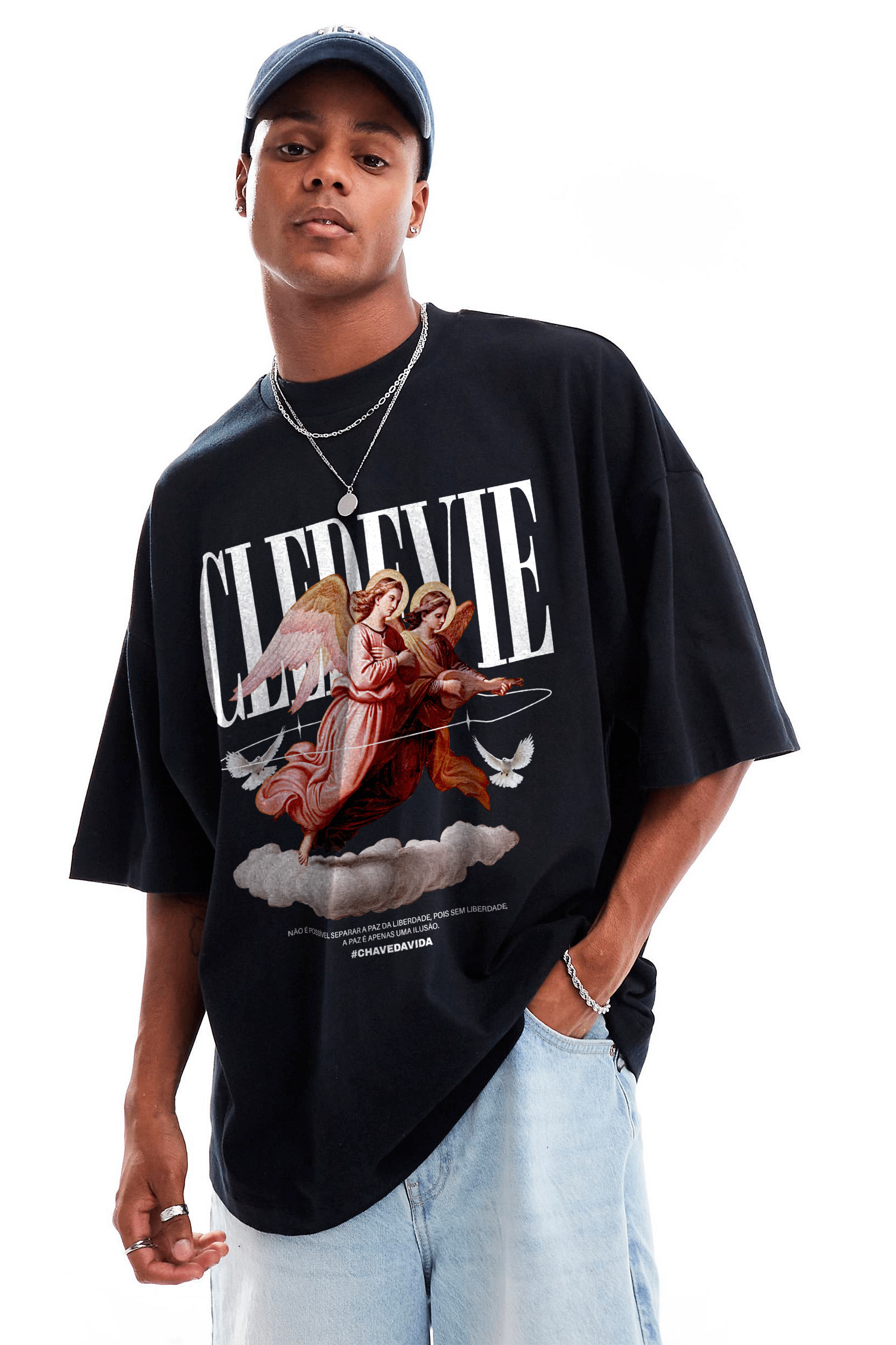 Camiseta Oversized - Liberdade