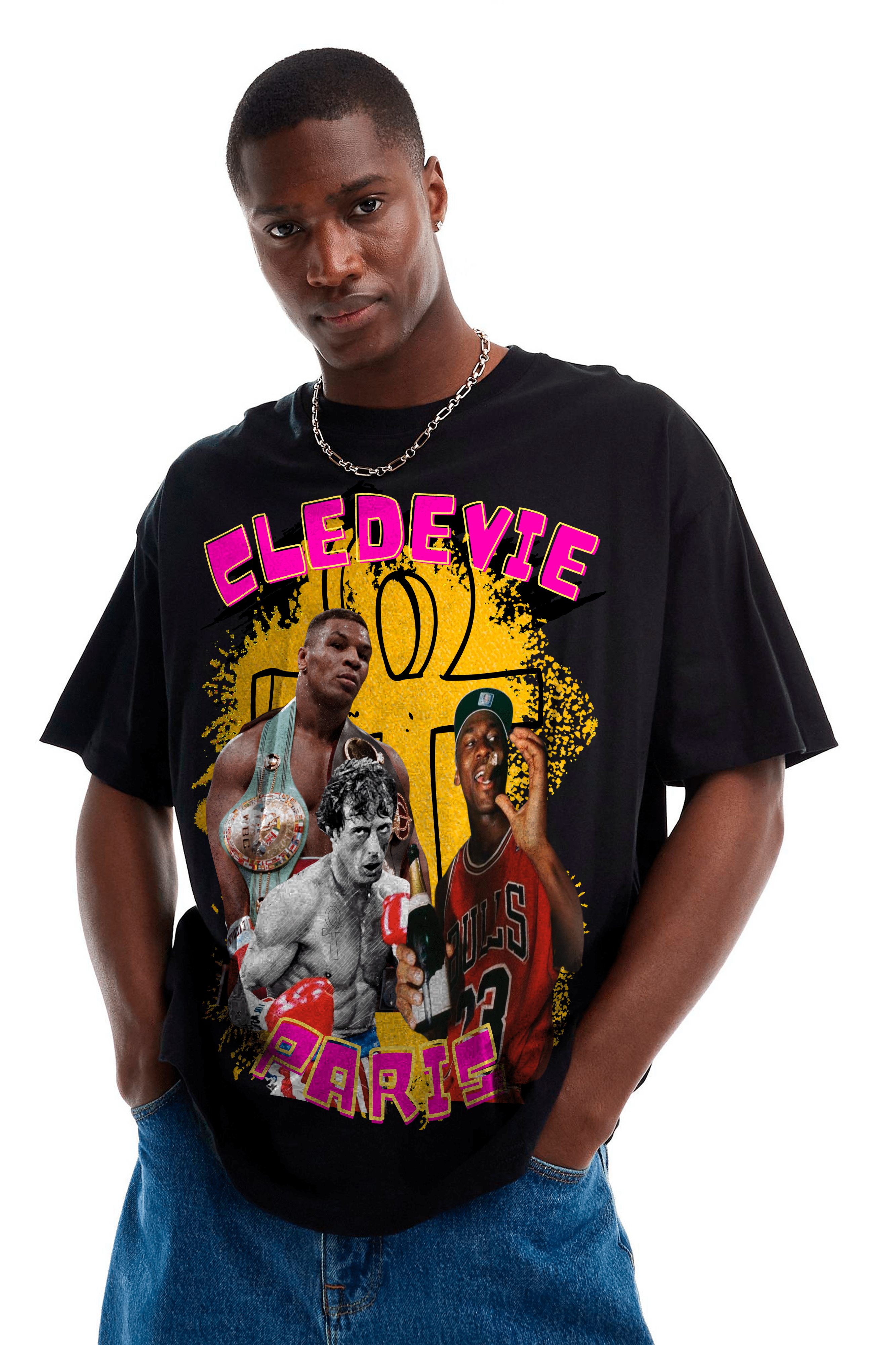 Camiseta Oversized - Tayson + Jordan + Balboa