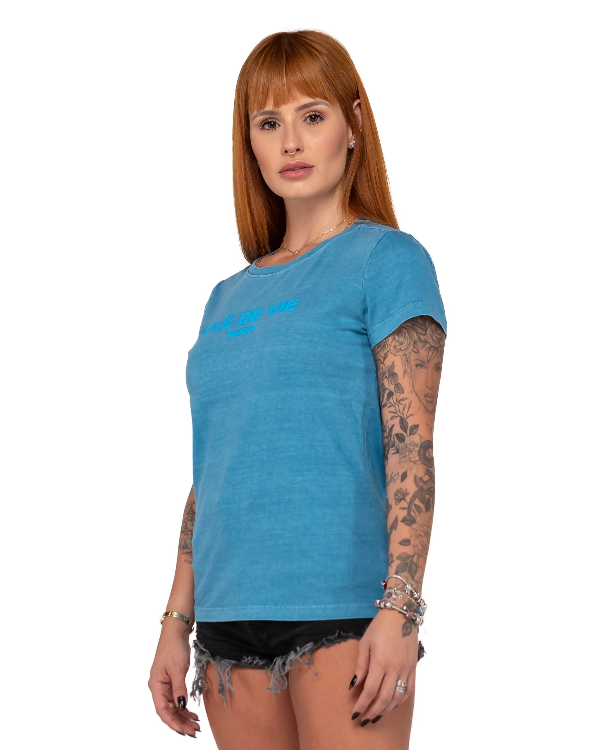 Camiseta Feminina - Bicolor