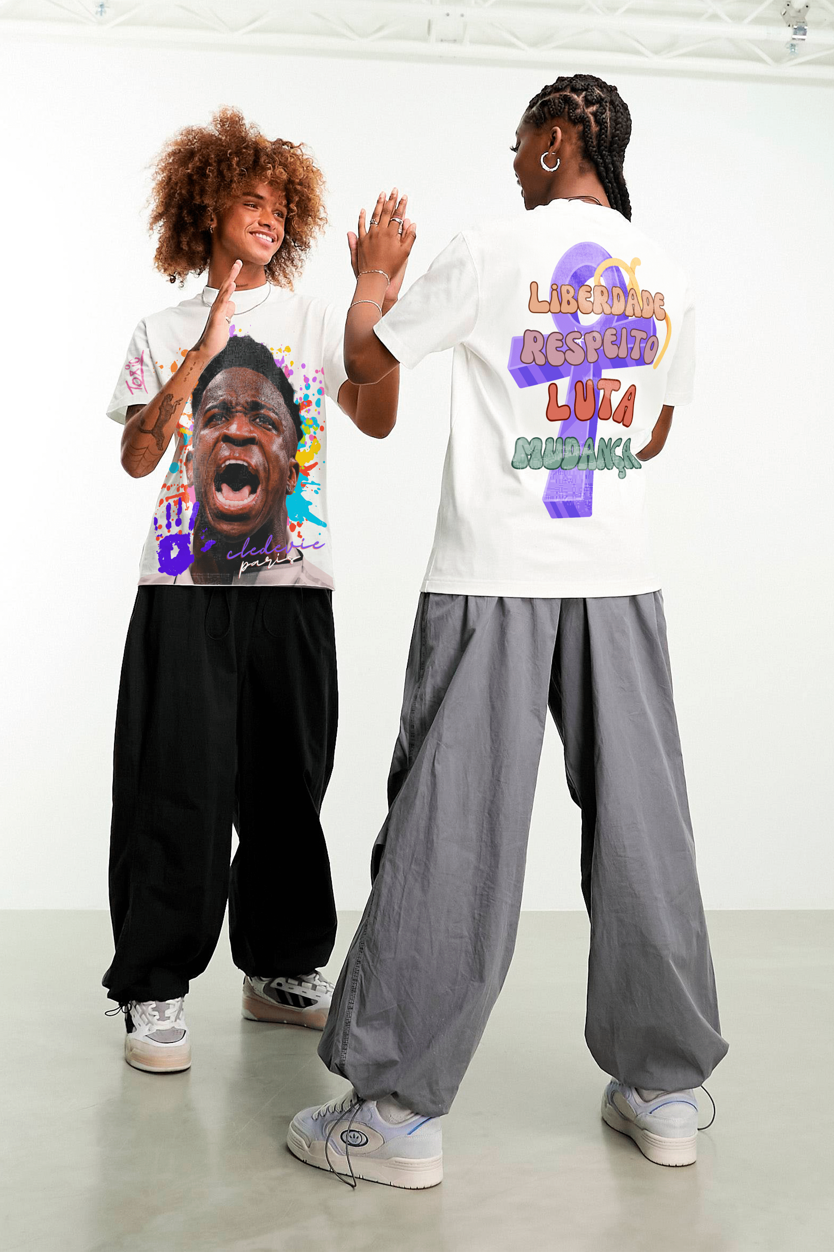 Camiseta Oversized - Vini Jr. Liberdade