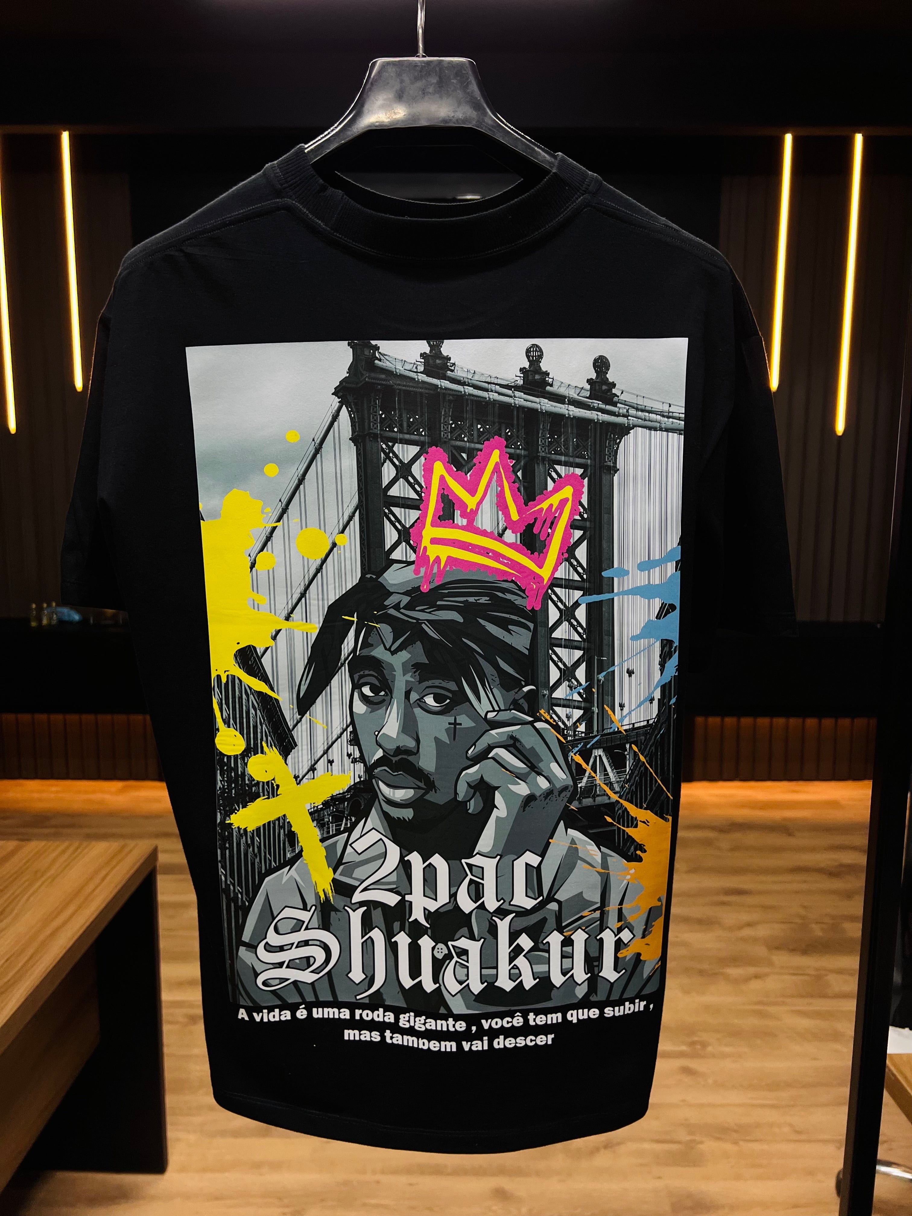Camiseta Oversized - Drop 2Pac Paint