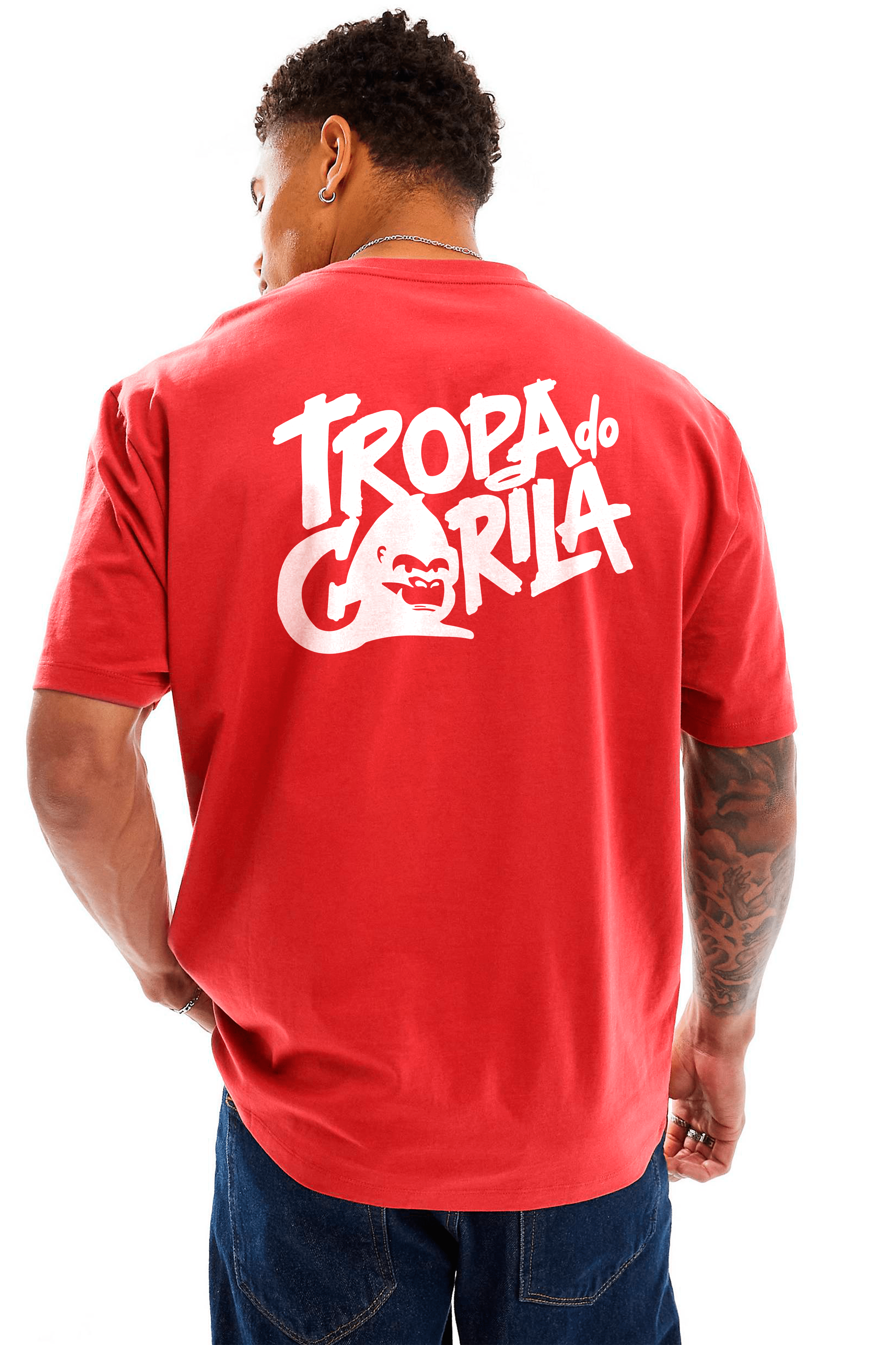 Camiseta Streetwear - Tropa Do Gorila