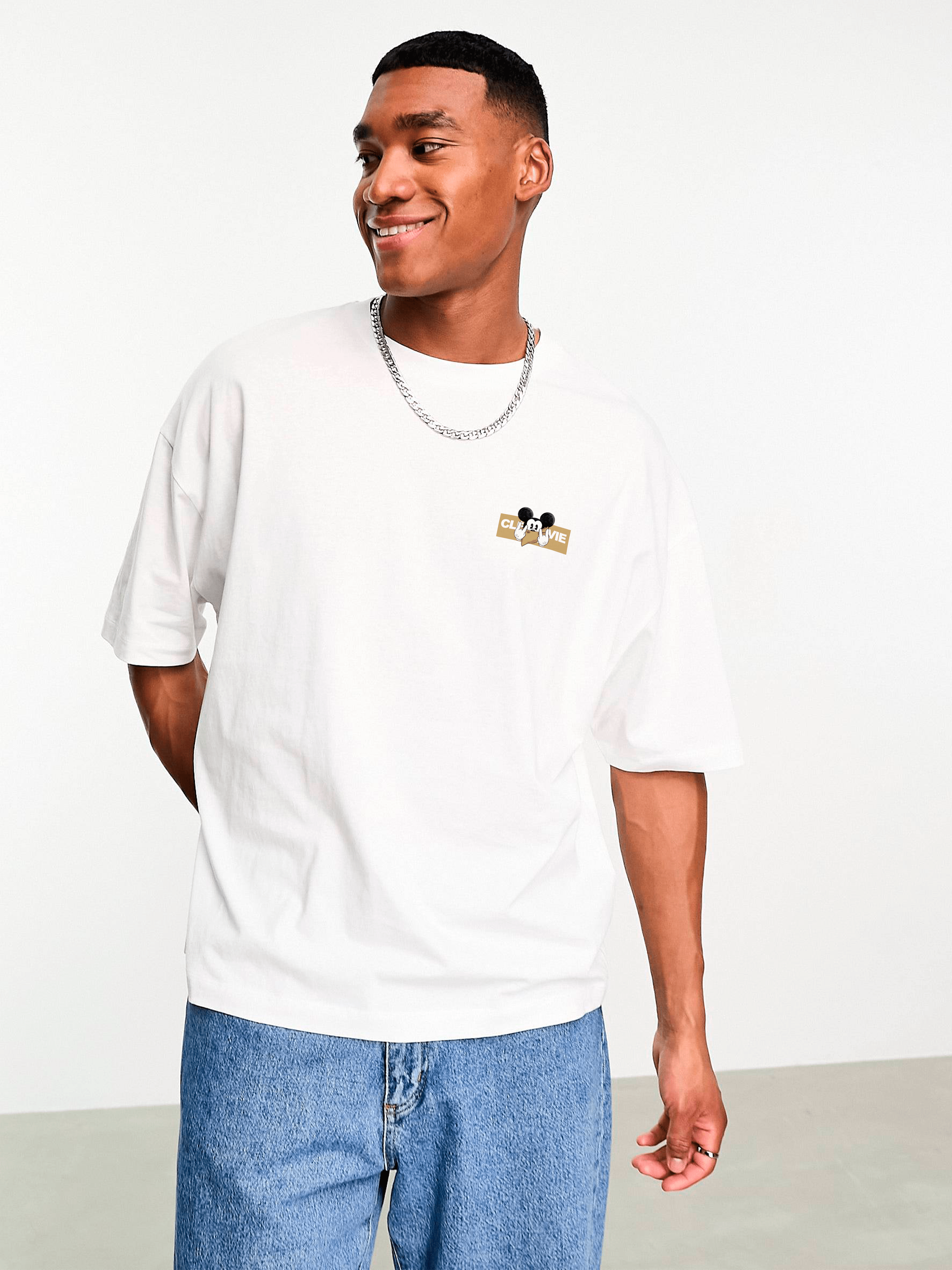 Camiseta Oversized - Mickey Art