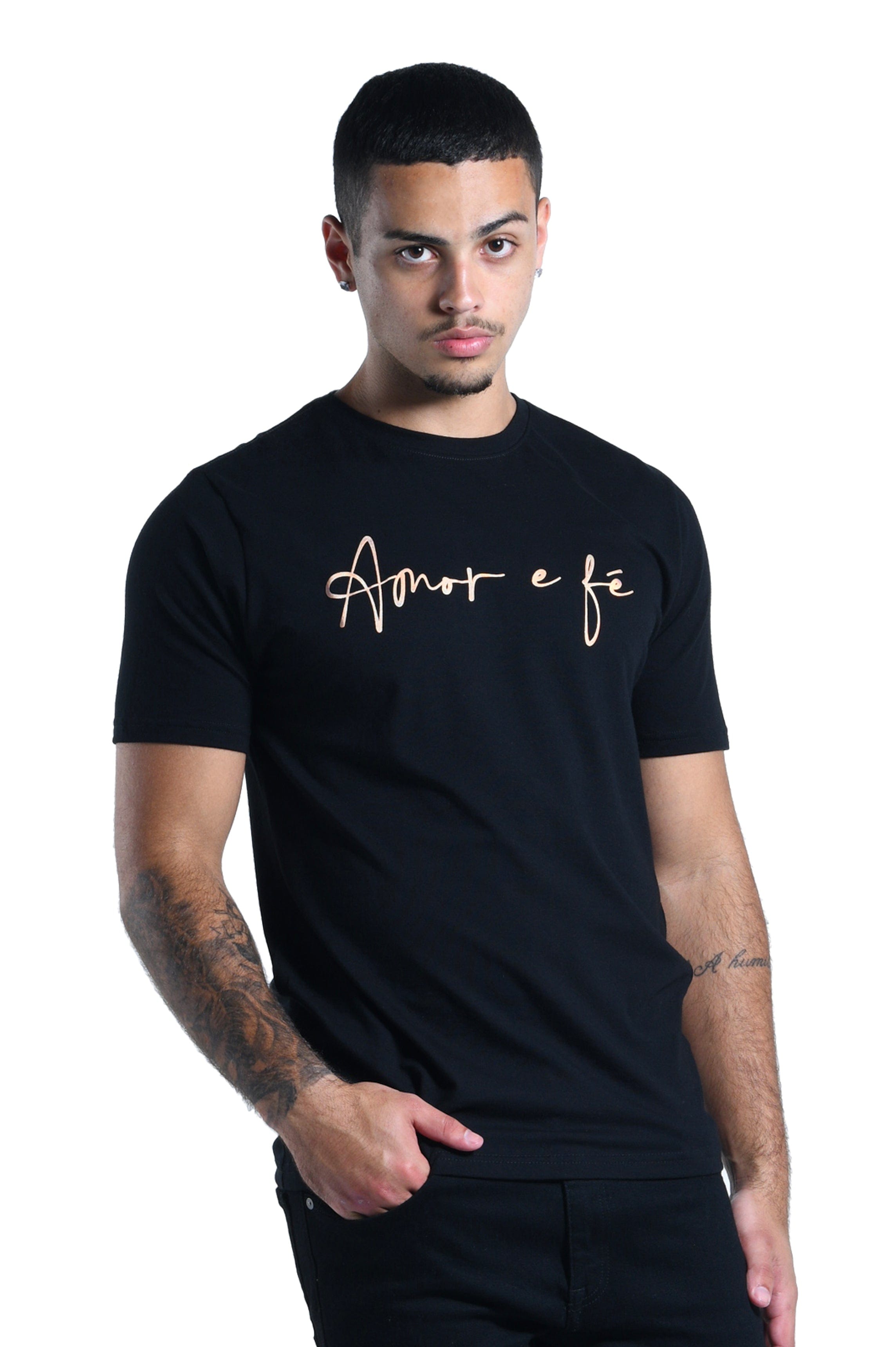 Camiseta Regular - Amor e Fé