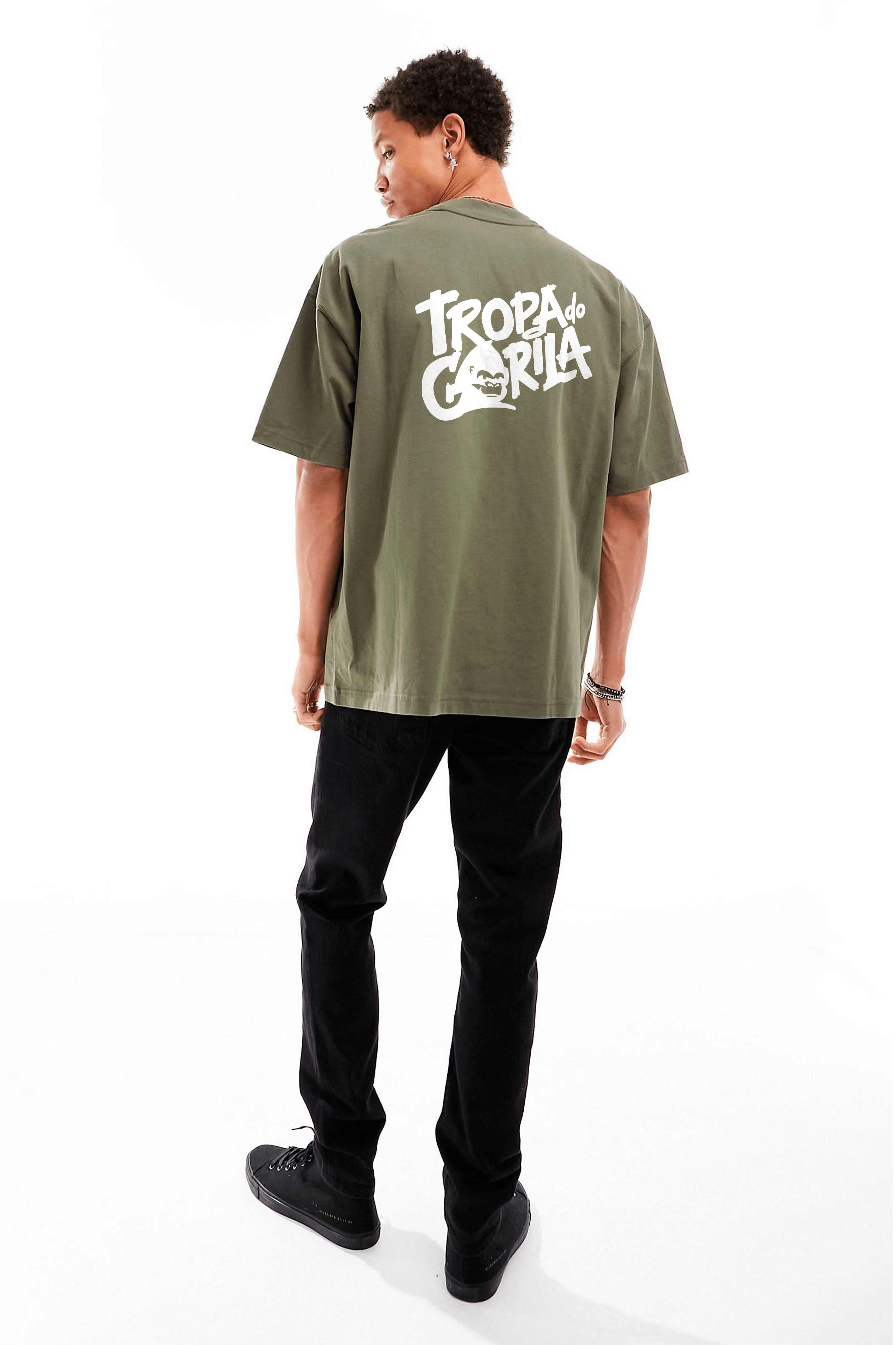 Camiseta Streetwear - Tropa Do Gorila