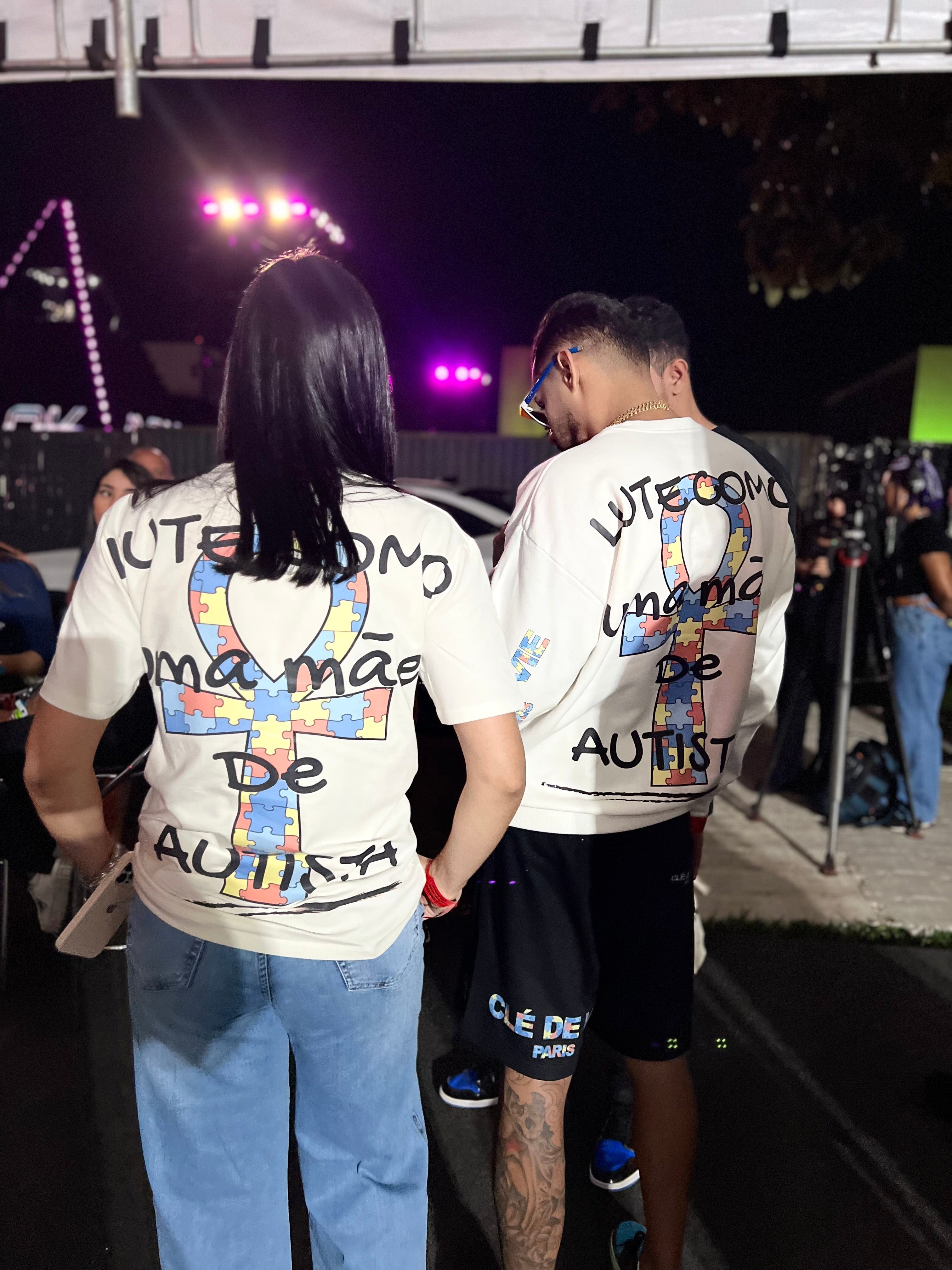 Camiseta Streetwear - Lute Como Uma Mãe De Autista