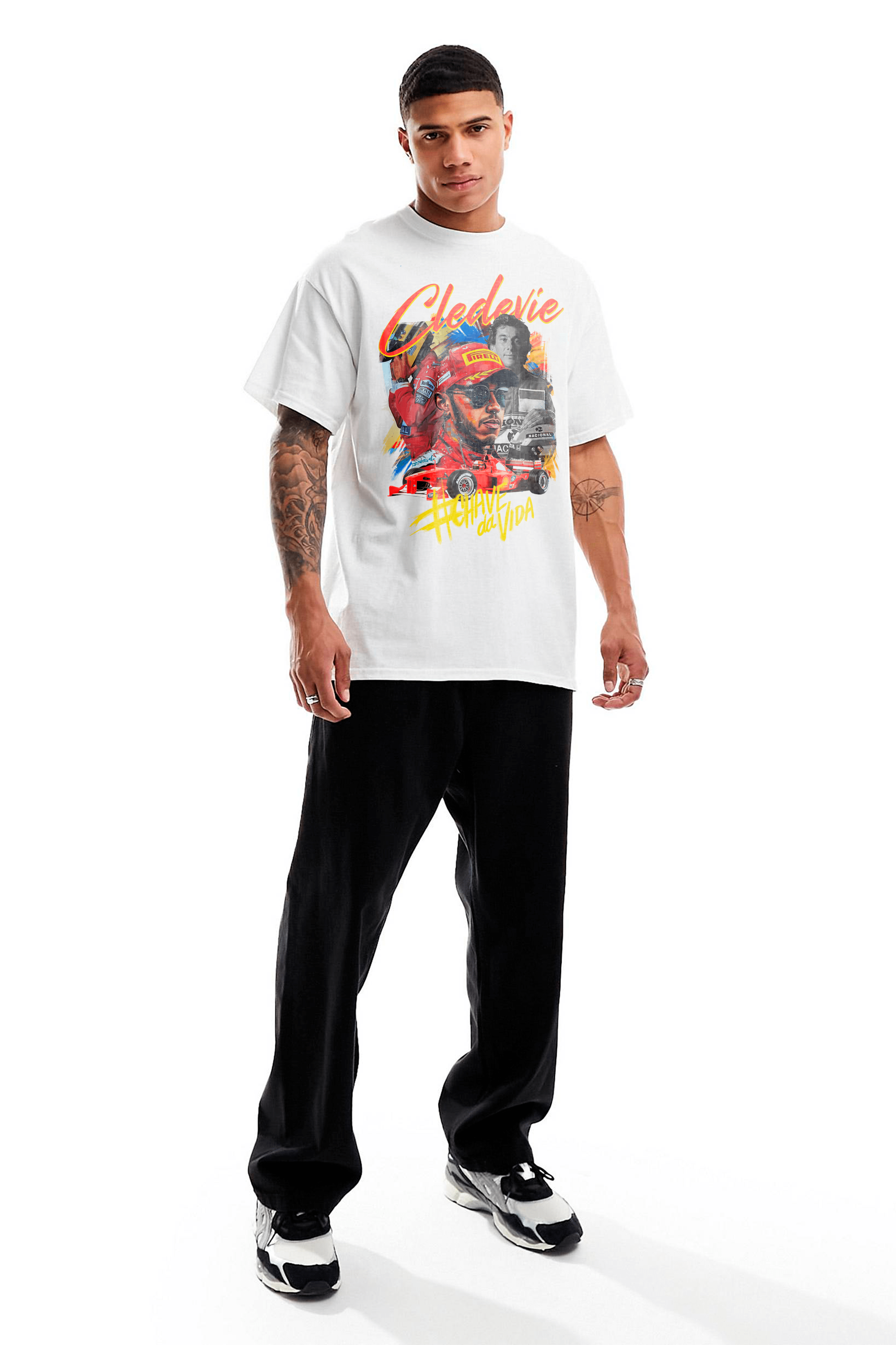 Camiseta Streetwear - Lewis Hamilton