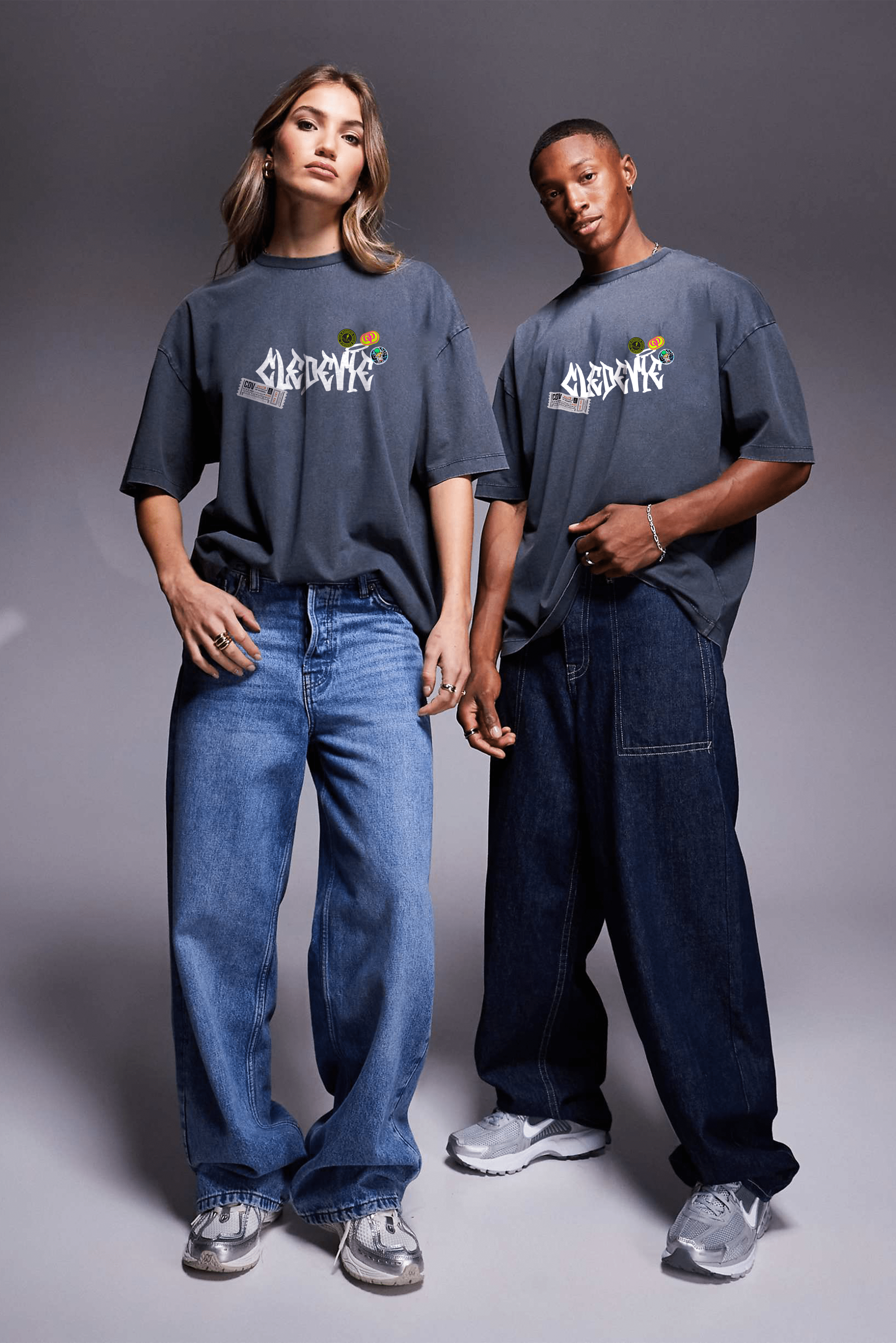 Camiseta Oversized Cledevie - Outlaw Ruptura