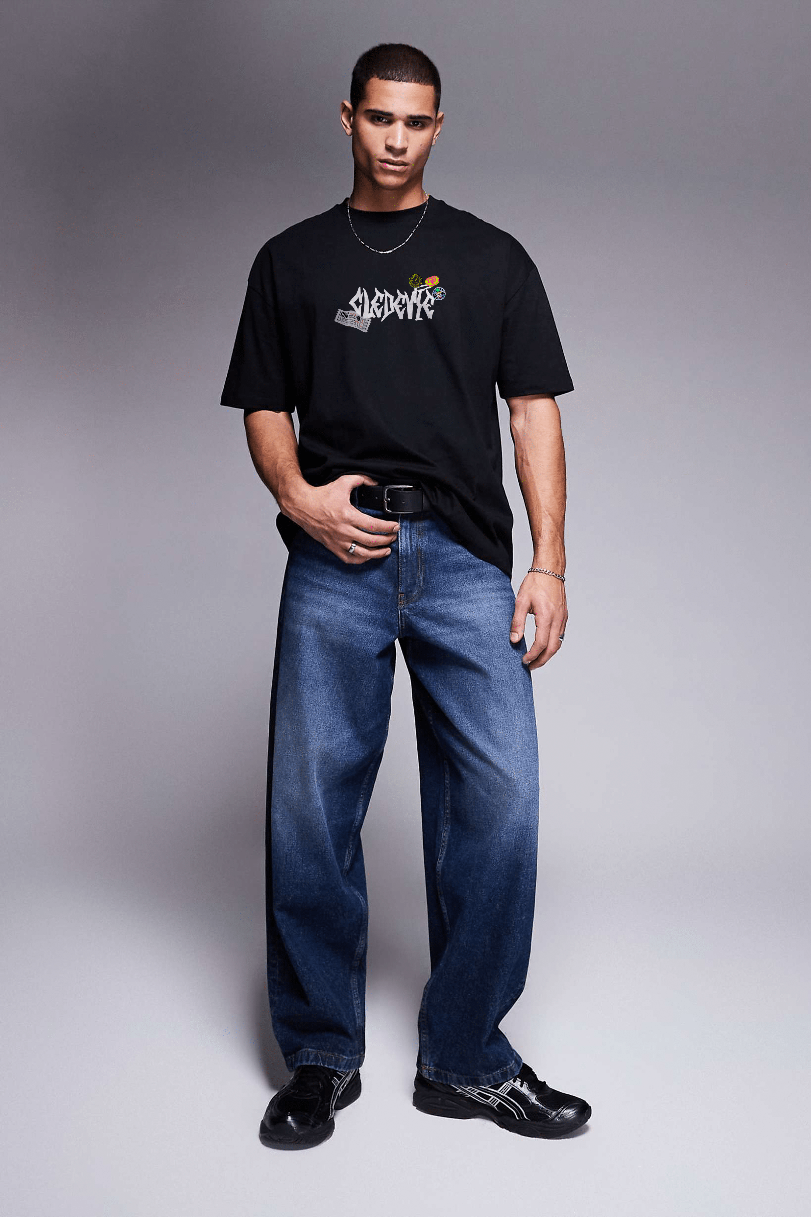 Camiseta Oversized Cledevie - Outlaw Ruptura
