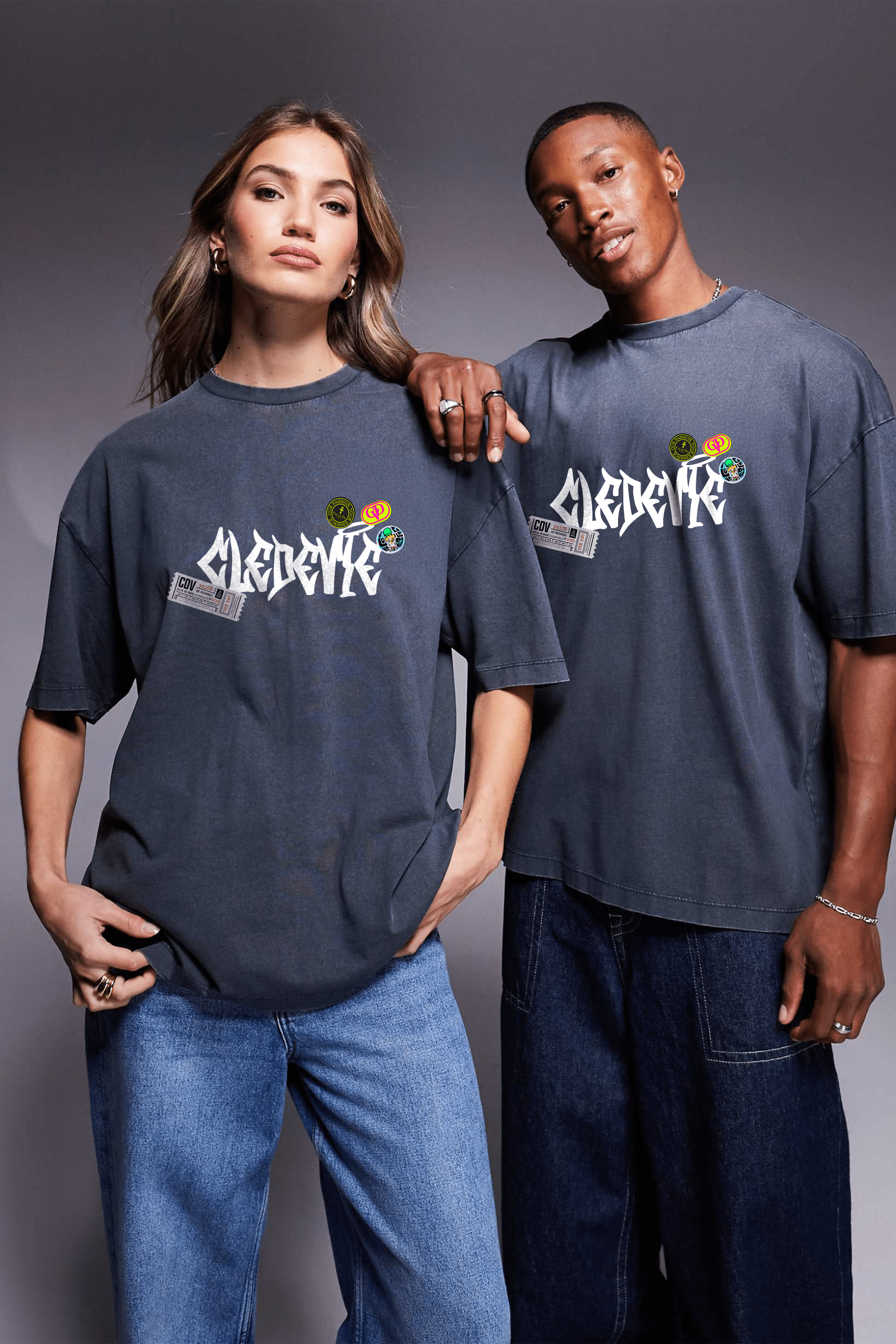 Camiseta Oversized Cledevie - Outlaw Ruptura