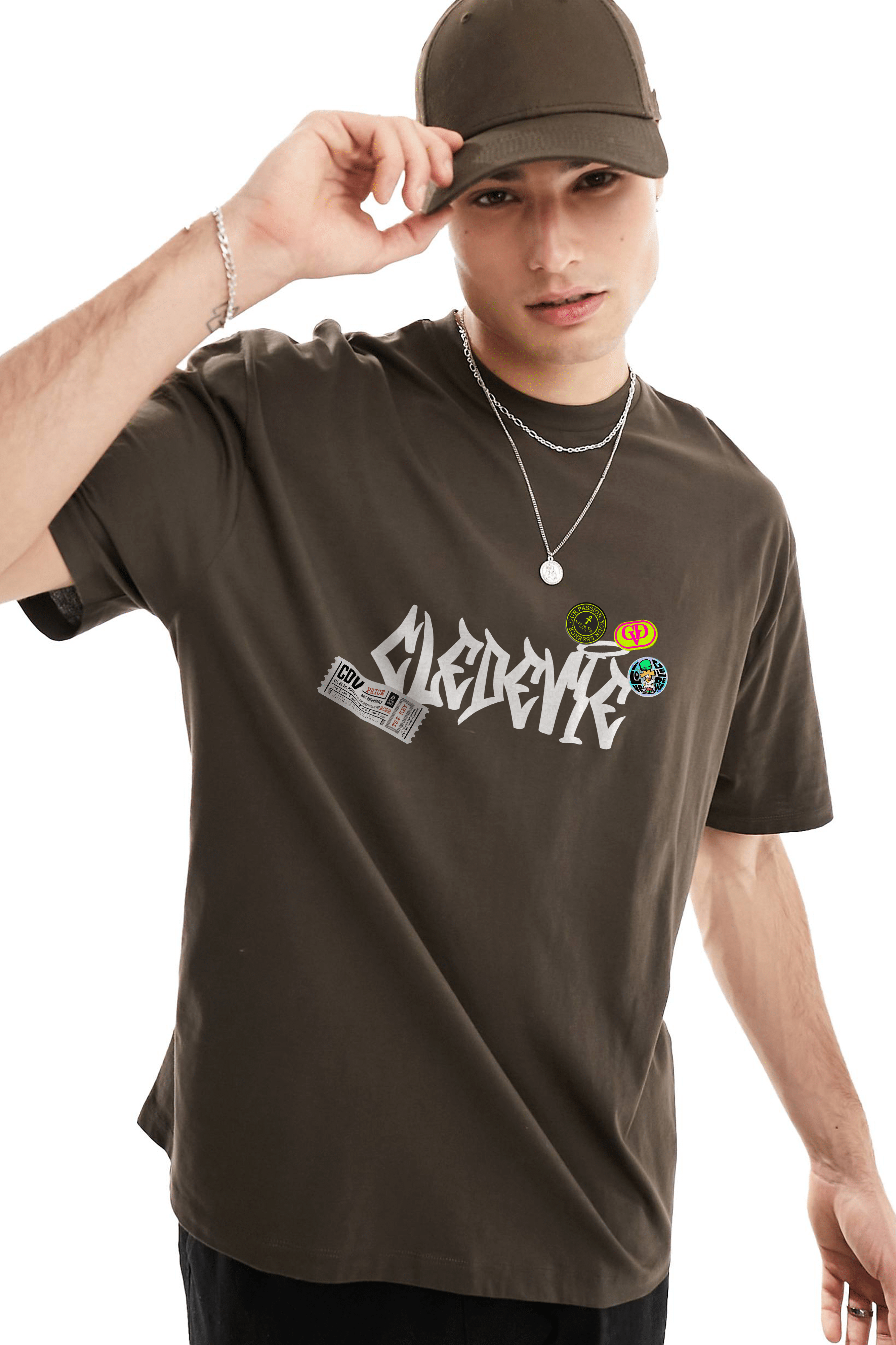 Camiseta Oversized Cledevie - Outlaw Ruptura