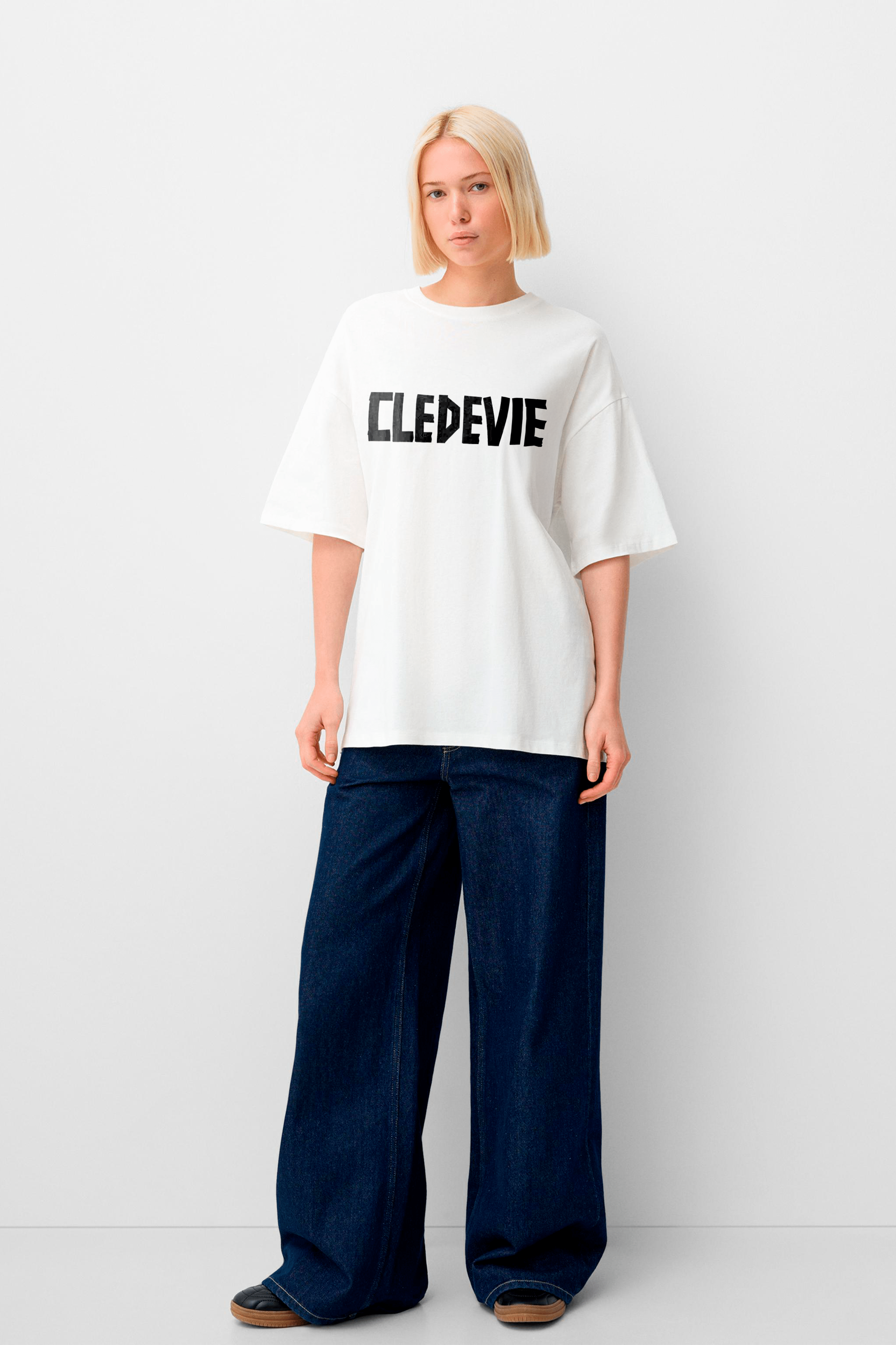 Camiseta Streetwear Feminina Cledevie - Glyph Ruptura