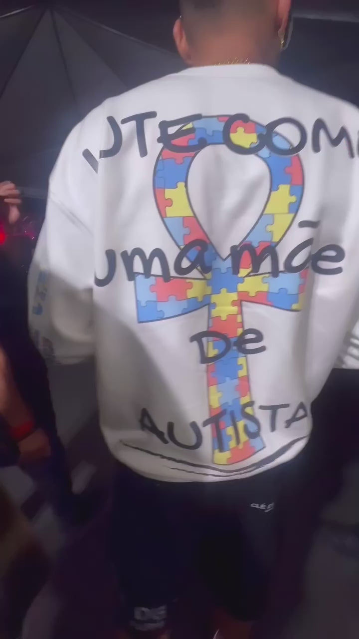 Moletom Unissex - Lute Como Uma Mãe De Autista