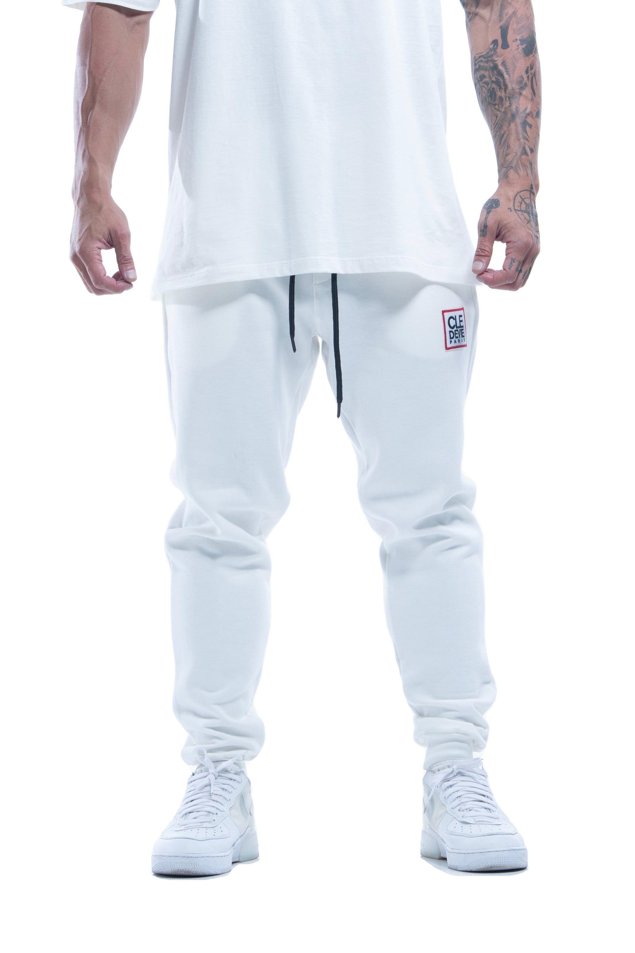 Calça Moletom - Basic White